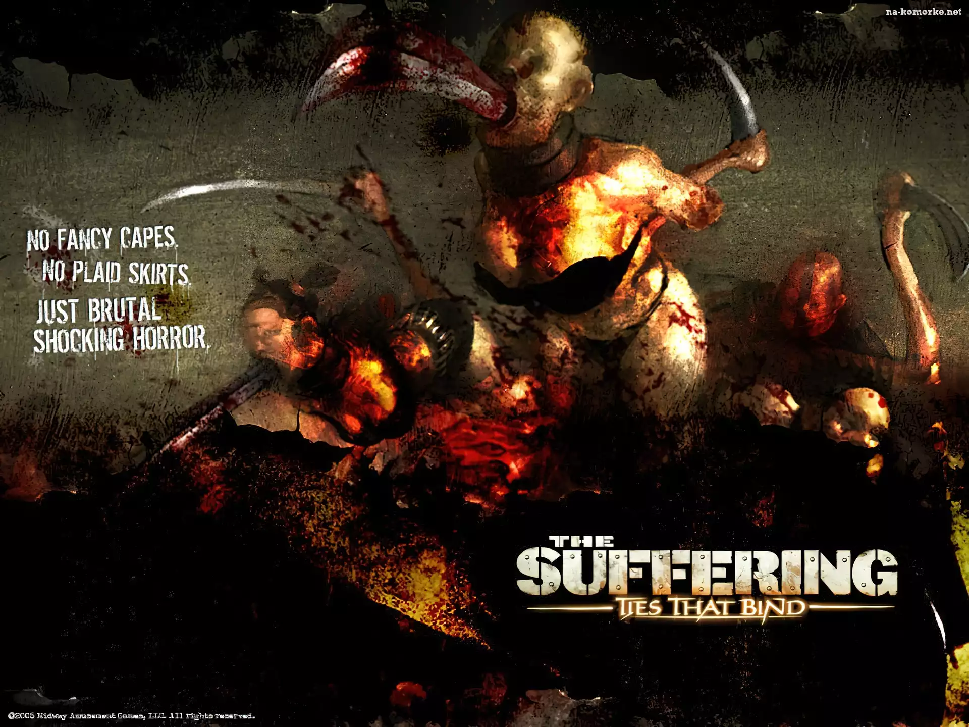 Suffering 2, krew, postacie, nóż