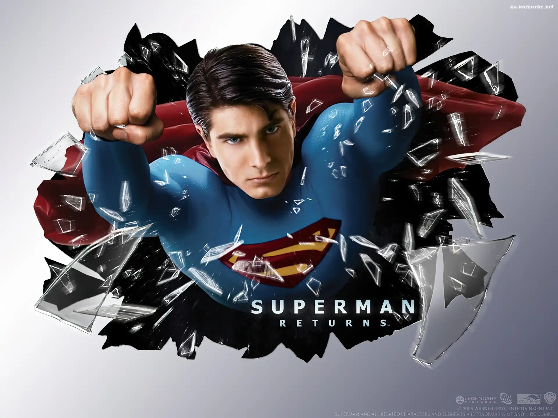 Superman Returns, pięści, Brandon Routh, szkło