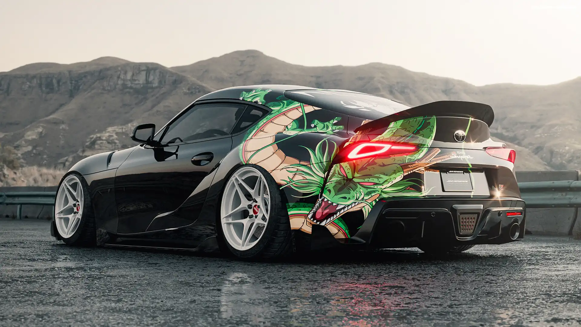 Czarna, Smok, Toyota Supra