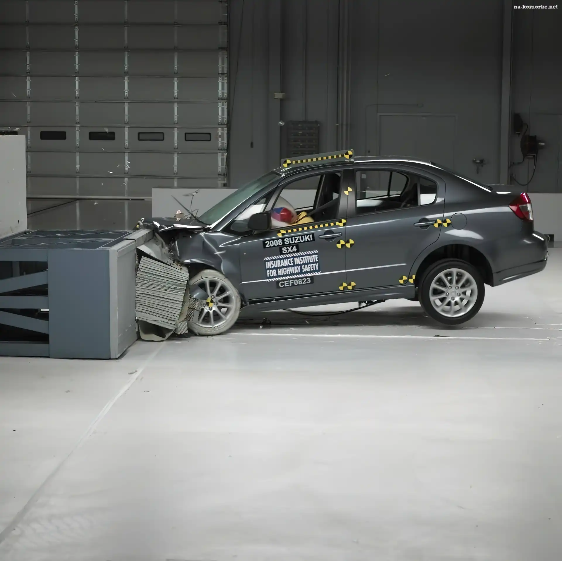 Test, Zderzeniowy, Suzuki SX4, Sedan