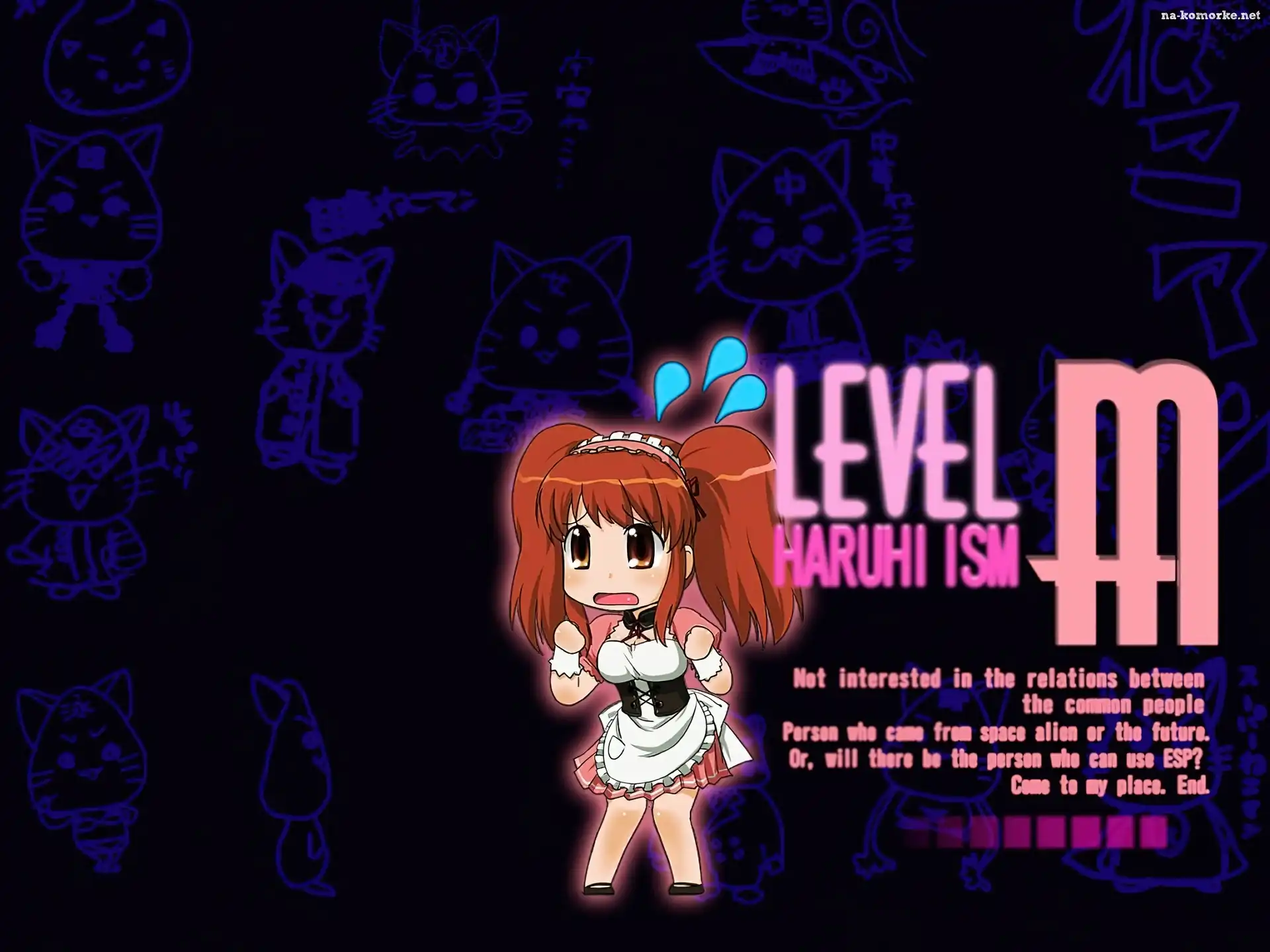 Suzumiya Haruhi No Yuuutsu, dziewczynka, napisy