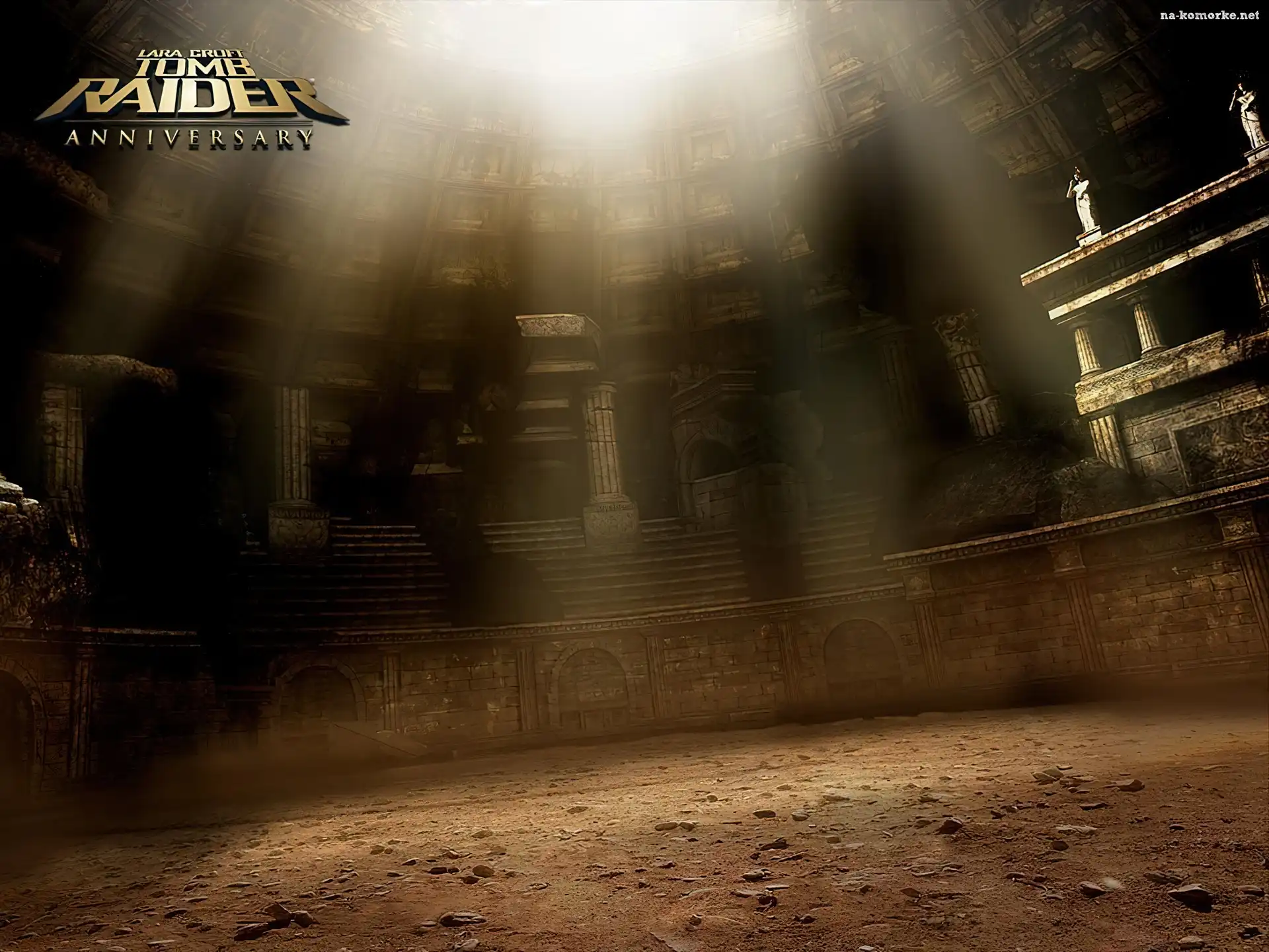 świątynia, arena, Tomb Raider Anniversary