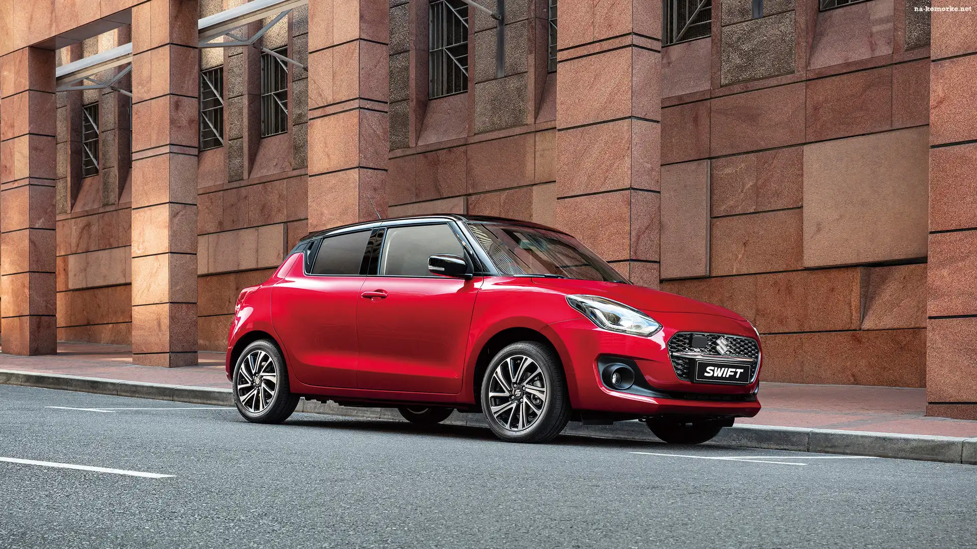 Czerwone, Bok, Suzuki Swift