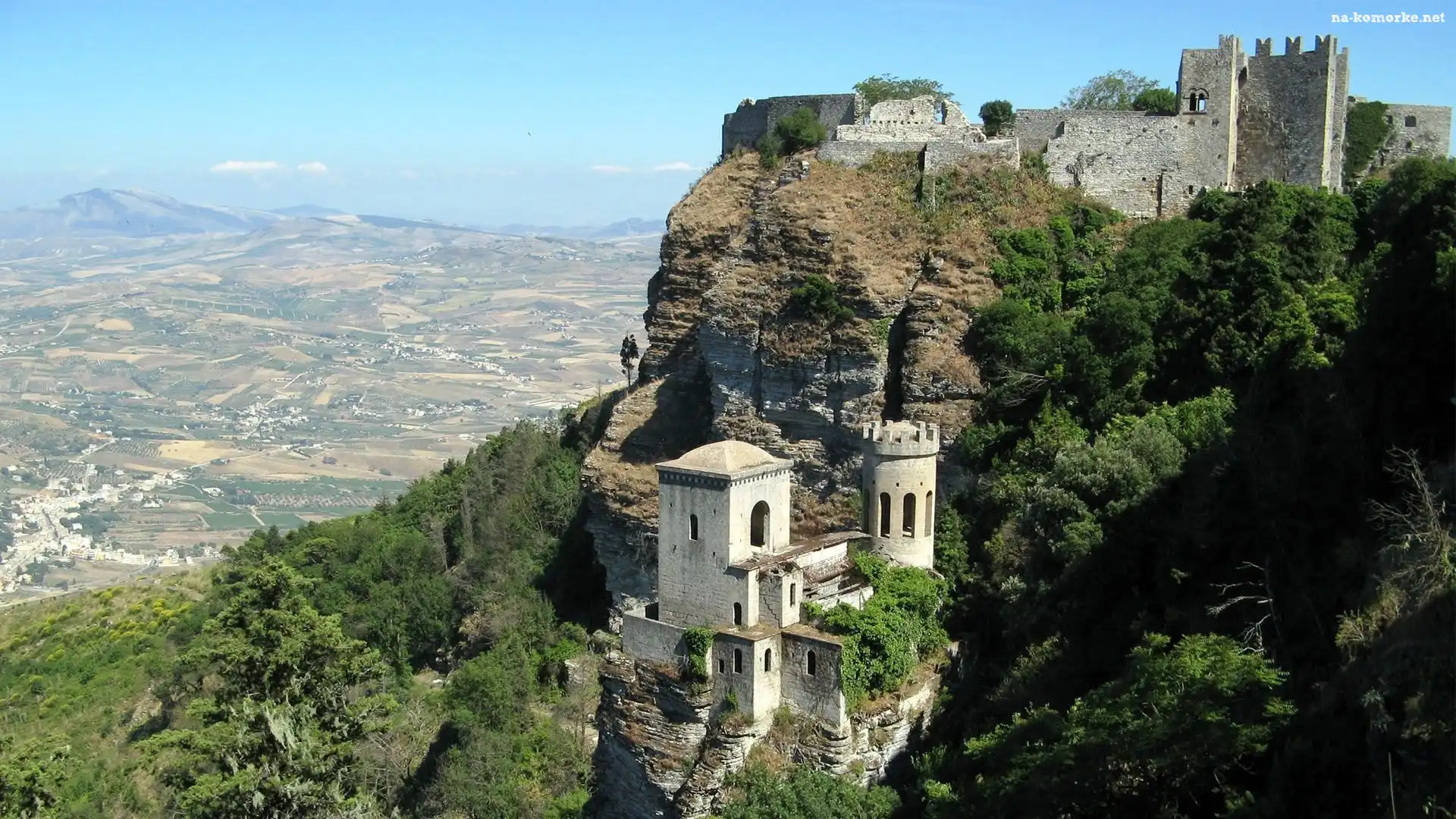 Włochy, Zamek Wenus, Castello dello Balio, Miasteczko Erice, Sycylia