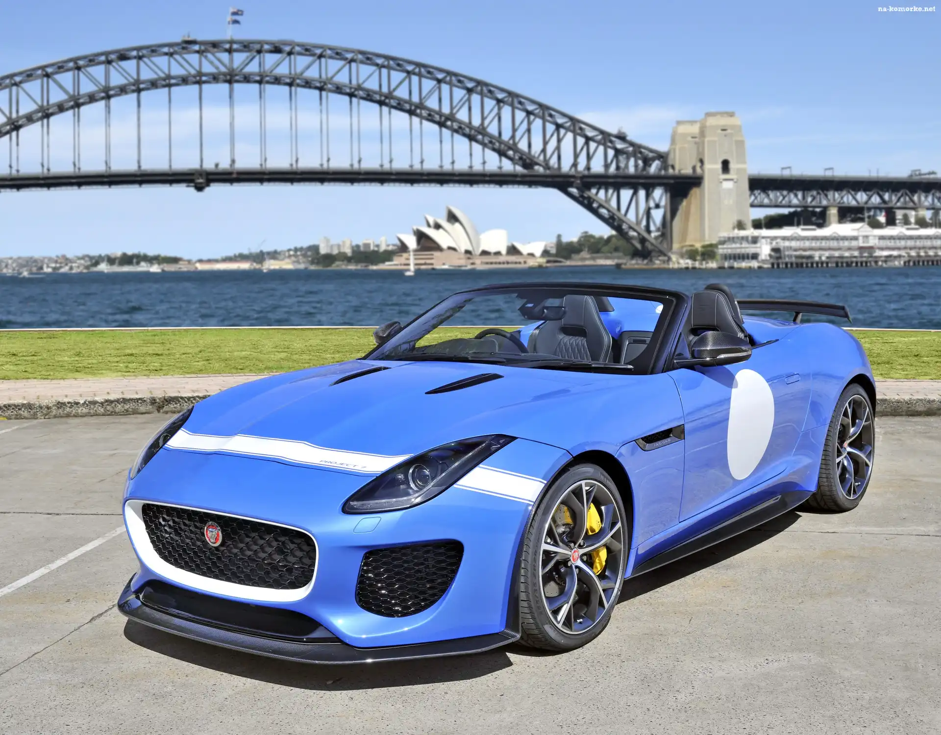 Niebieski, Rozmyte, F-type, Tło, Jaguar, Project 7, Most, Sydney