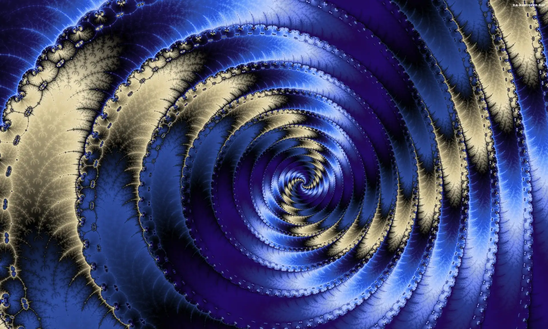 Niebiesko, Szare, Spirale