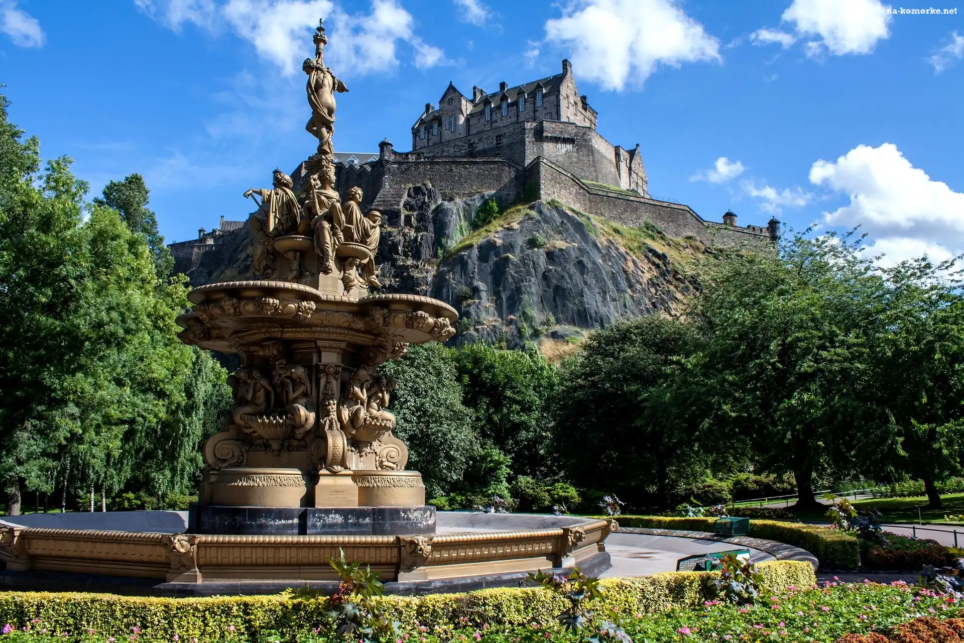 Zamek w Edynburgu, Szkocja, Edinburgh Castle, Edynburg