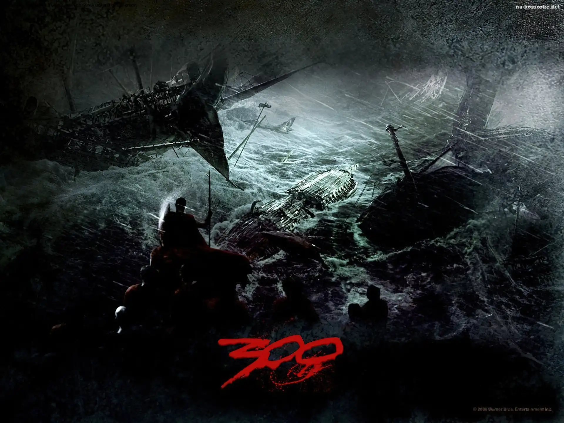 300, sztorm, statki