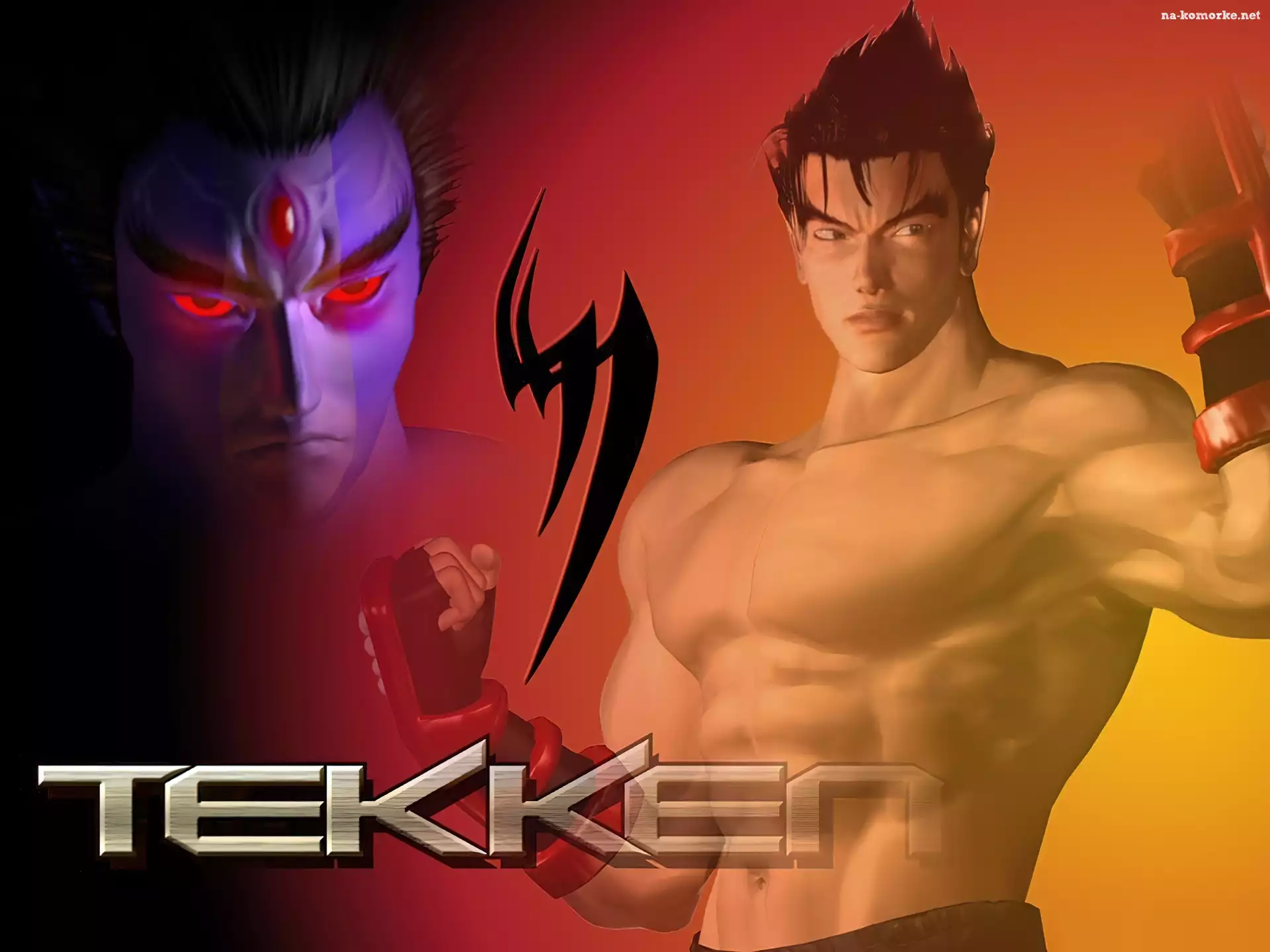 Tekken, tors, postać, mężczyzna, twarz