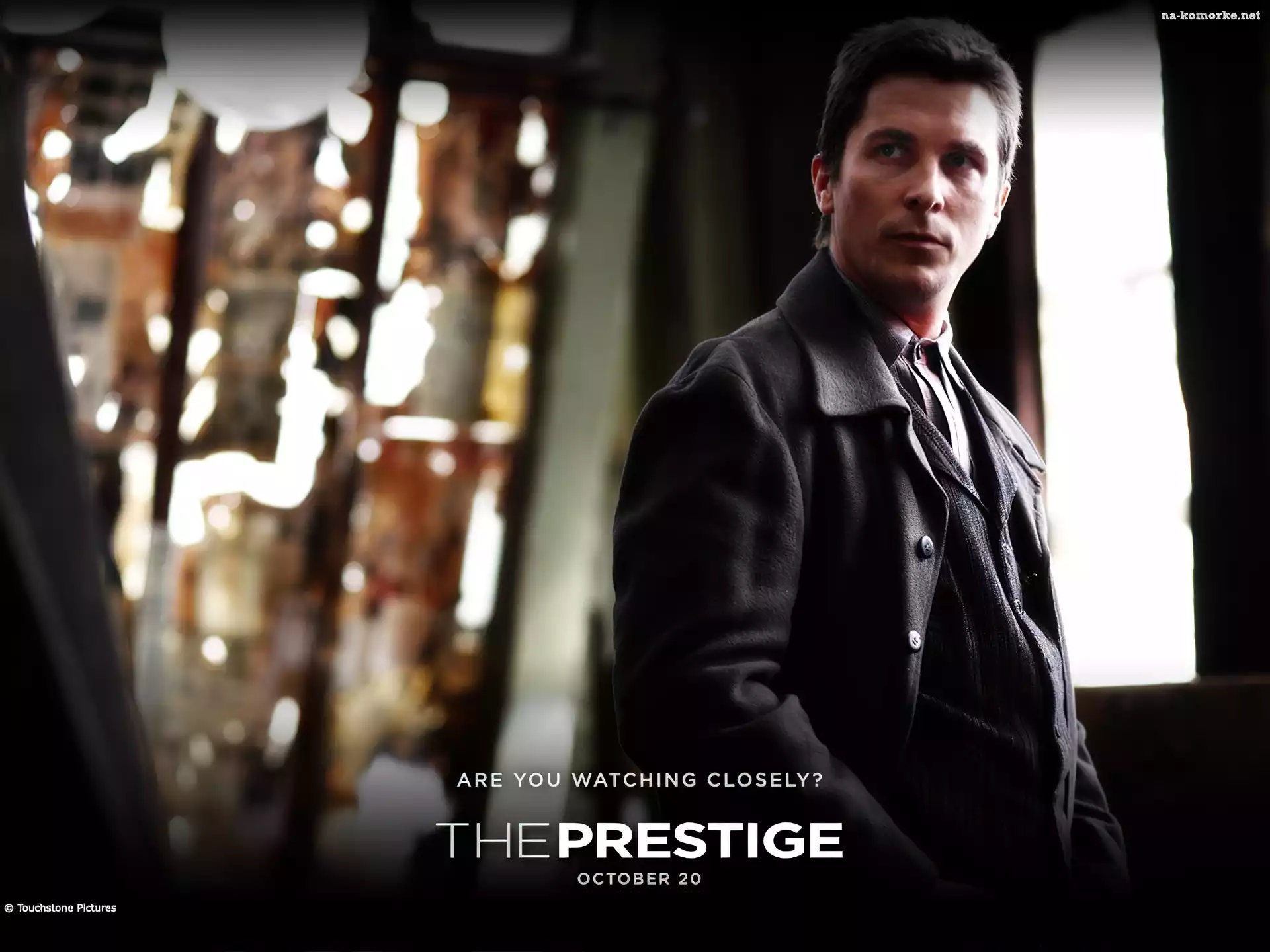 The Prestige, płaszcz, Christian Bale, aktor