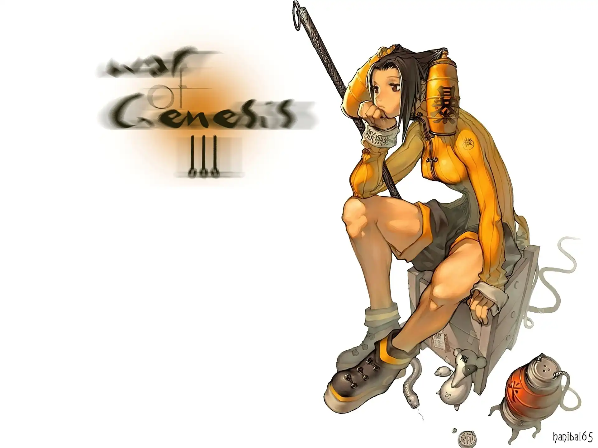 skrzynia, The War Of Genesis 3, kobieta, fantasy