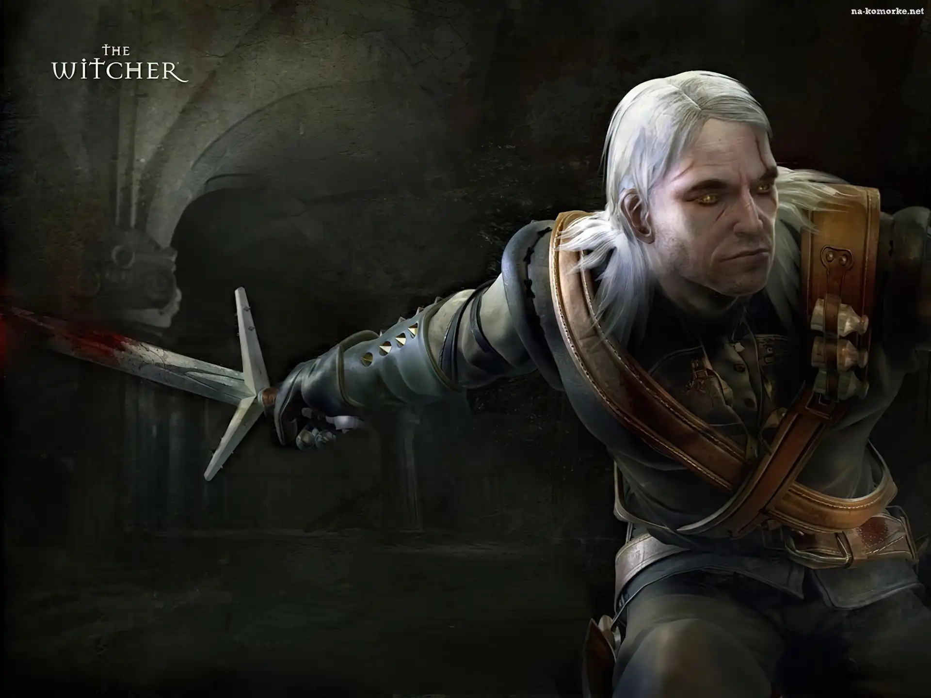 The Witcher, fantasy, mężczyzna, miecz