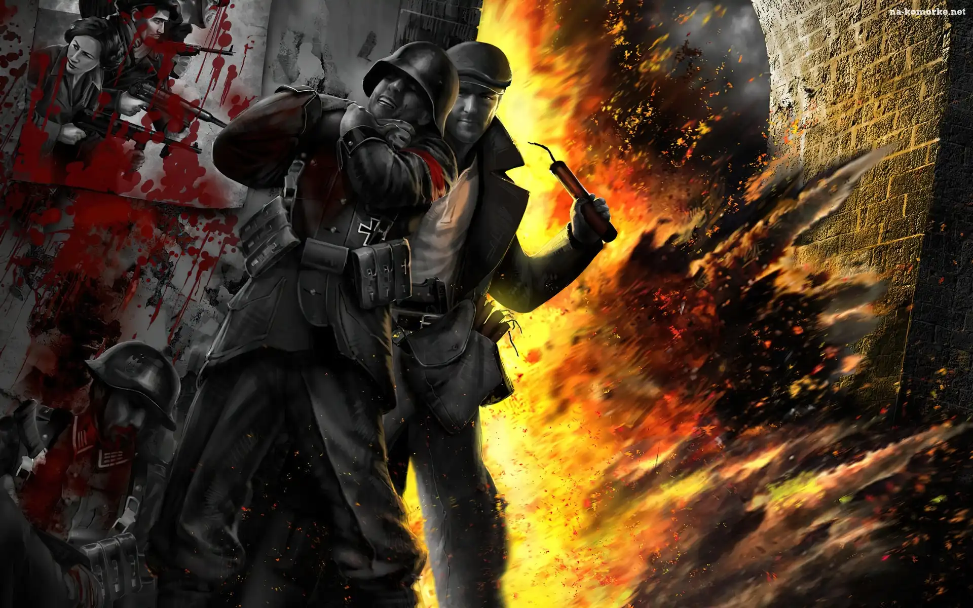 The Saboteur, Krew, Wybuch