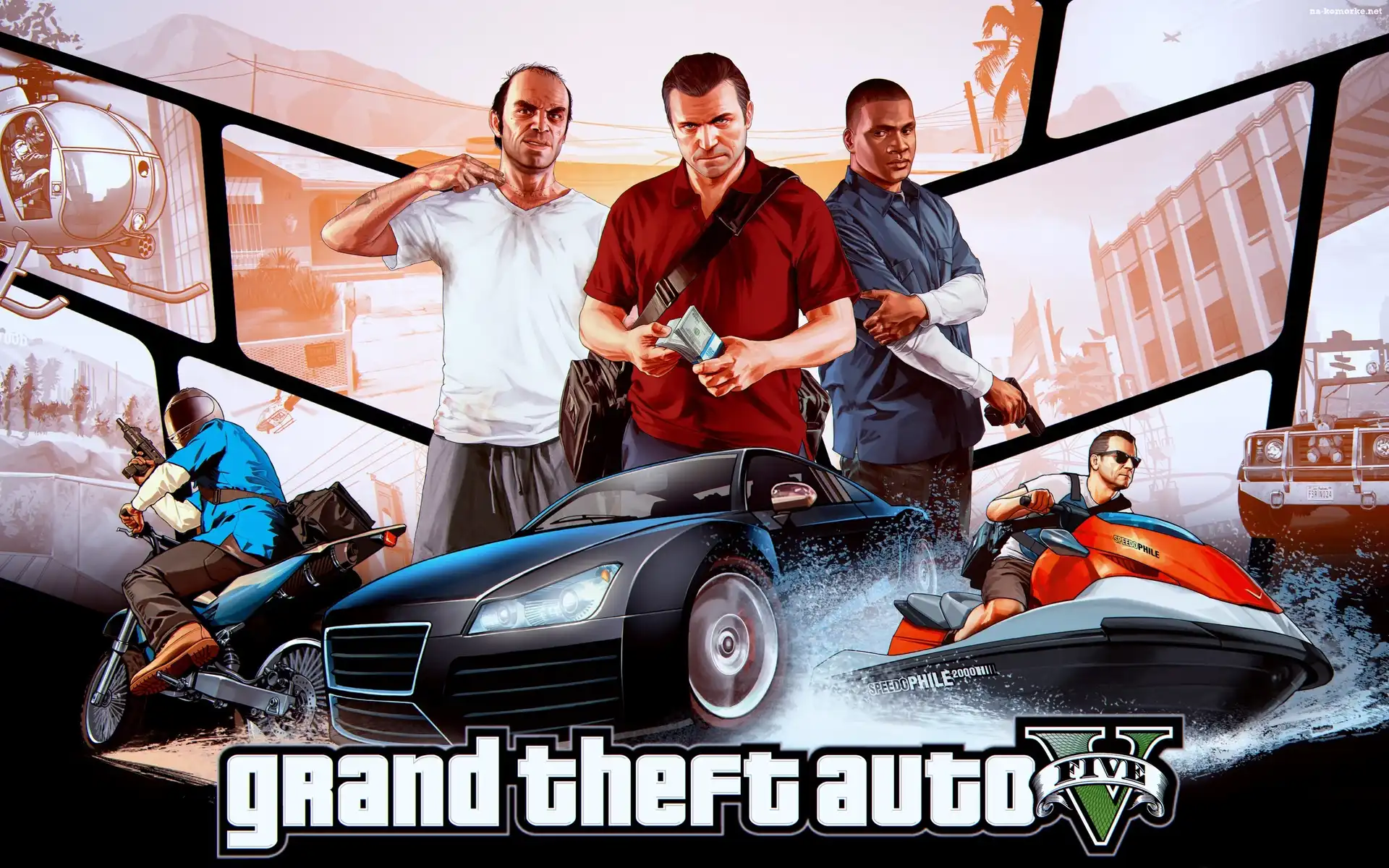 Grand Theft Auto V, Michael, Trevor, Franklin