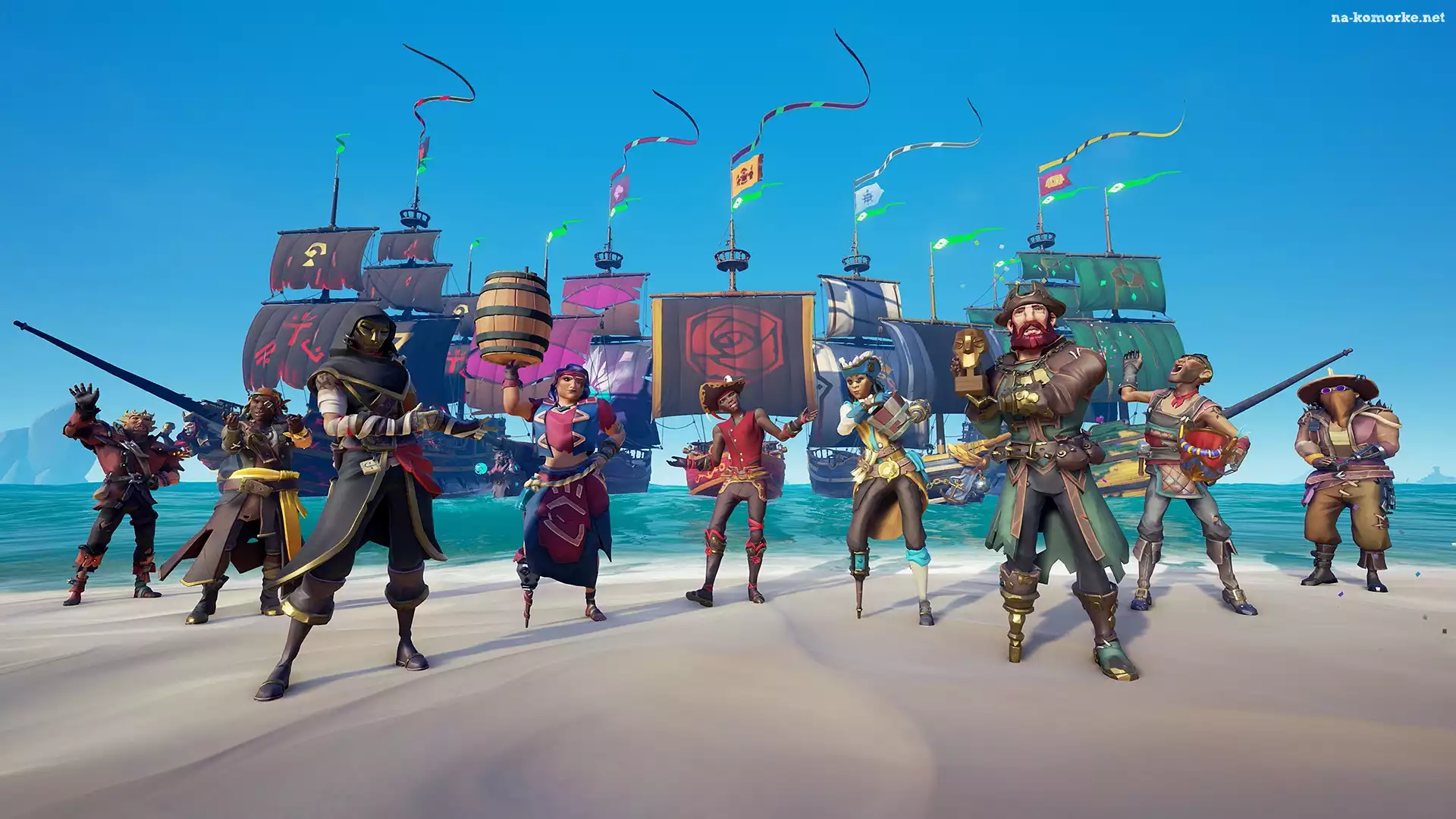 Gra, Sea of Thieves, Postacie, Statki