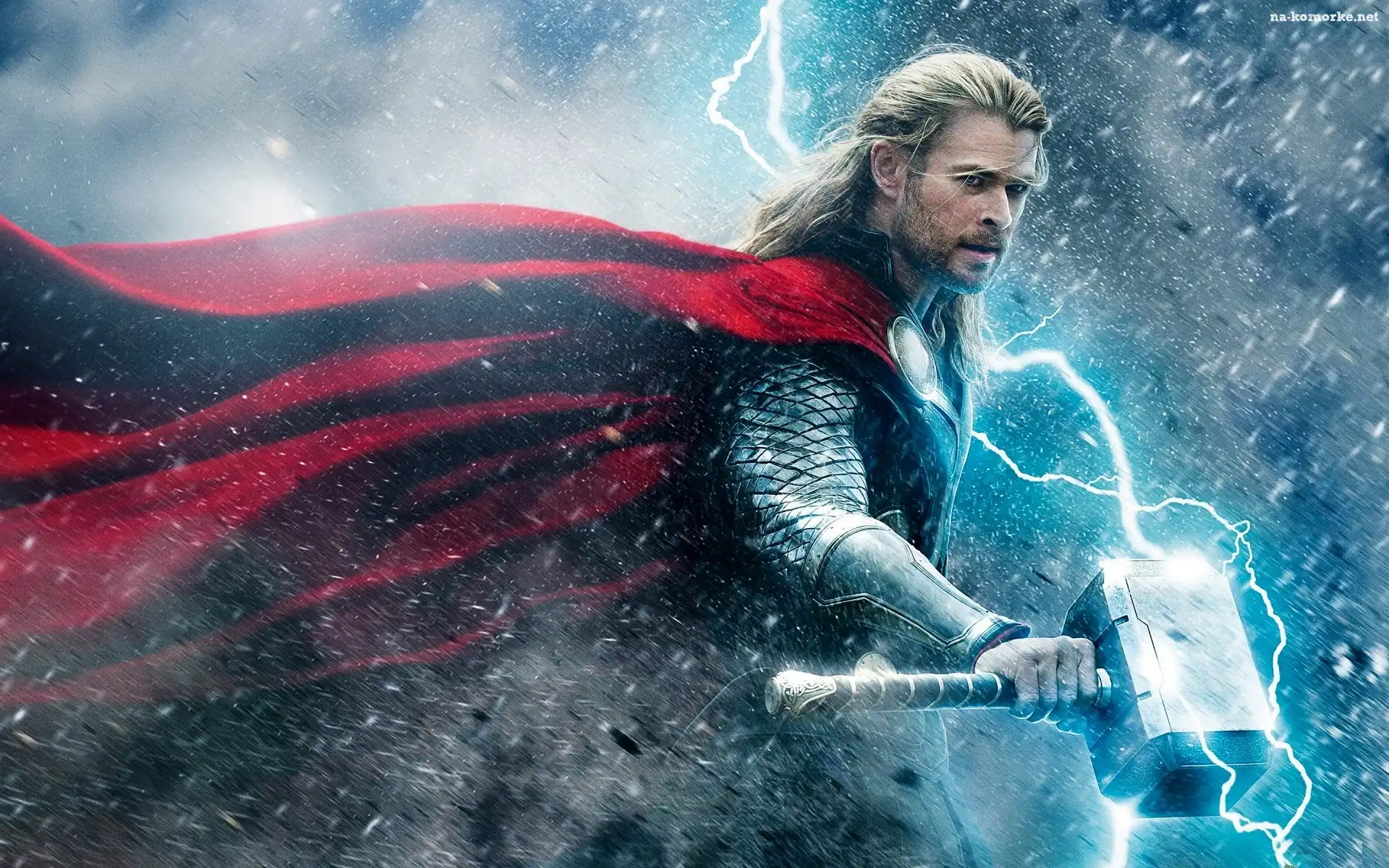 Thor, Piorun, Mroczny Åšwiat, Chris Hemsworth
