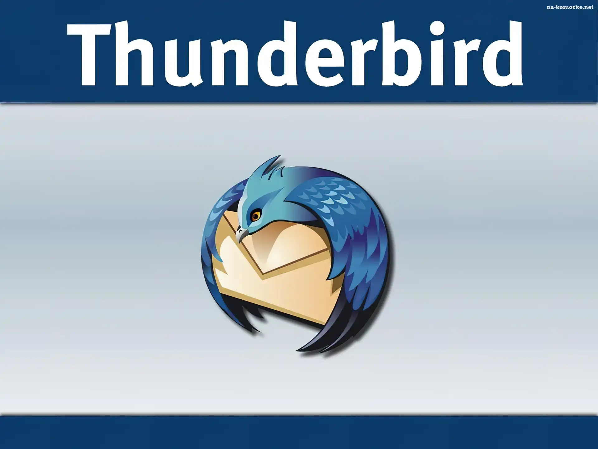 koperta, ptak, Thunderbird, grafika