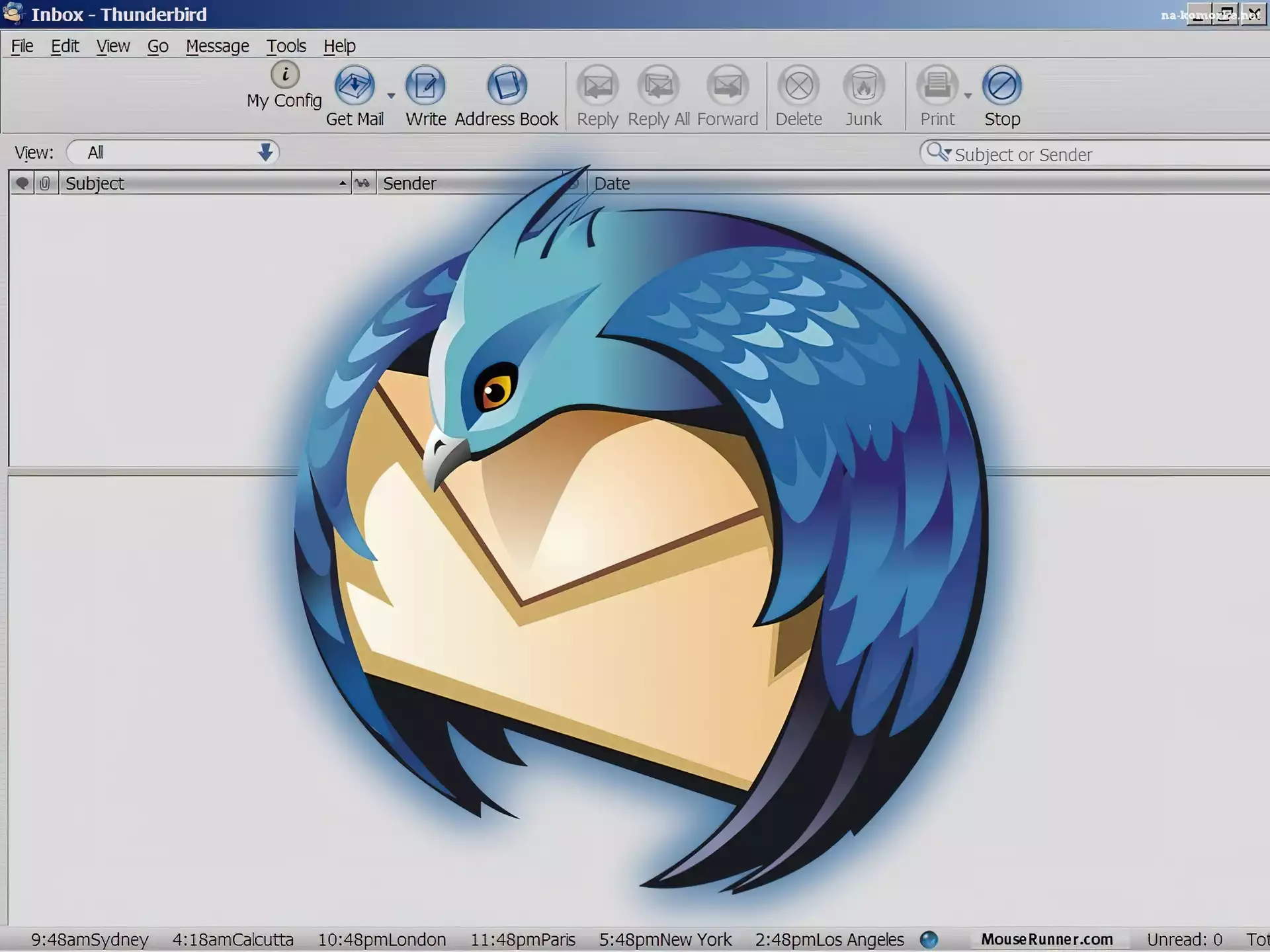 Thunderbird, ptak, koperta, grafika