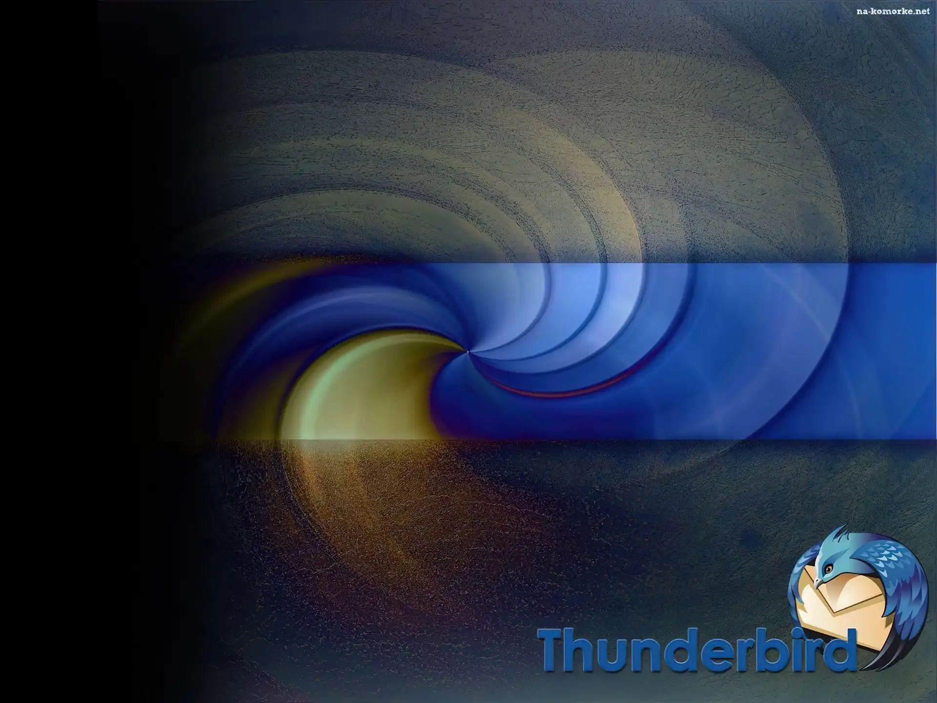 Thunderbird, grafika, ptak, koperta