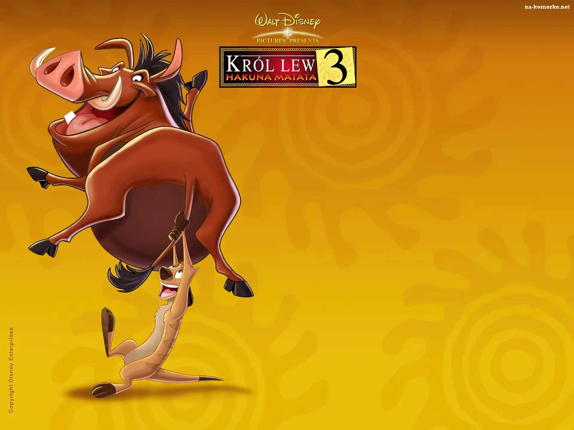 Timon, The Lion King, Pumba, Król Lew 3 Hakuna Matata