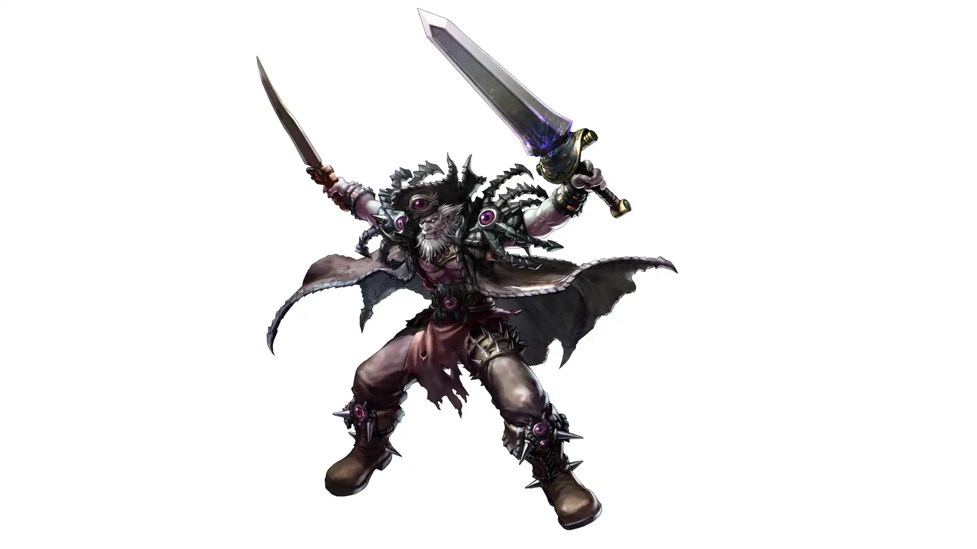 Białe tło, Gra, Soulcalibur, Pirat, Cervantes de Leon