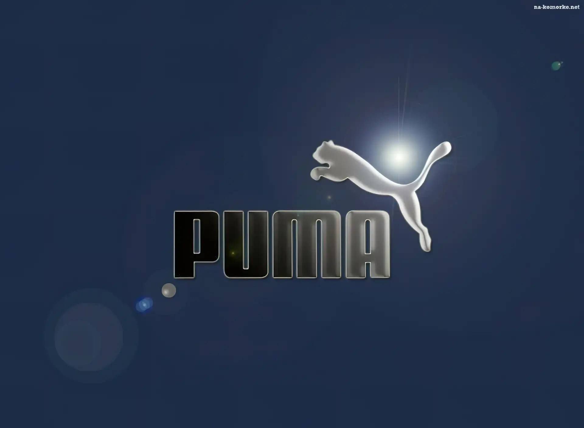 Tło, Nazwa, Puma, Logo, Niebieskie