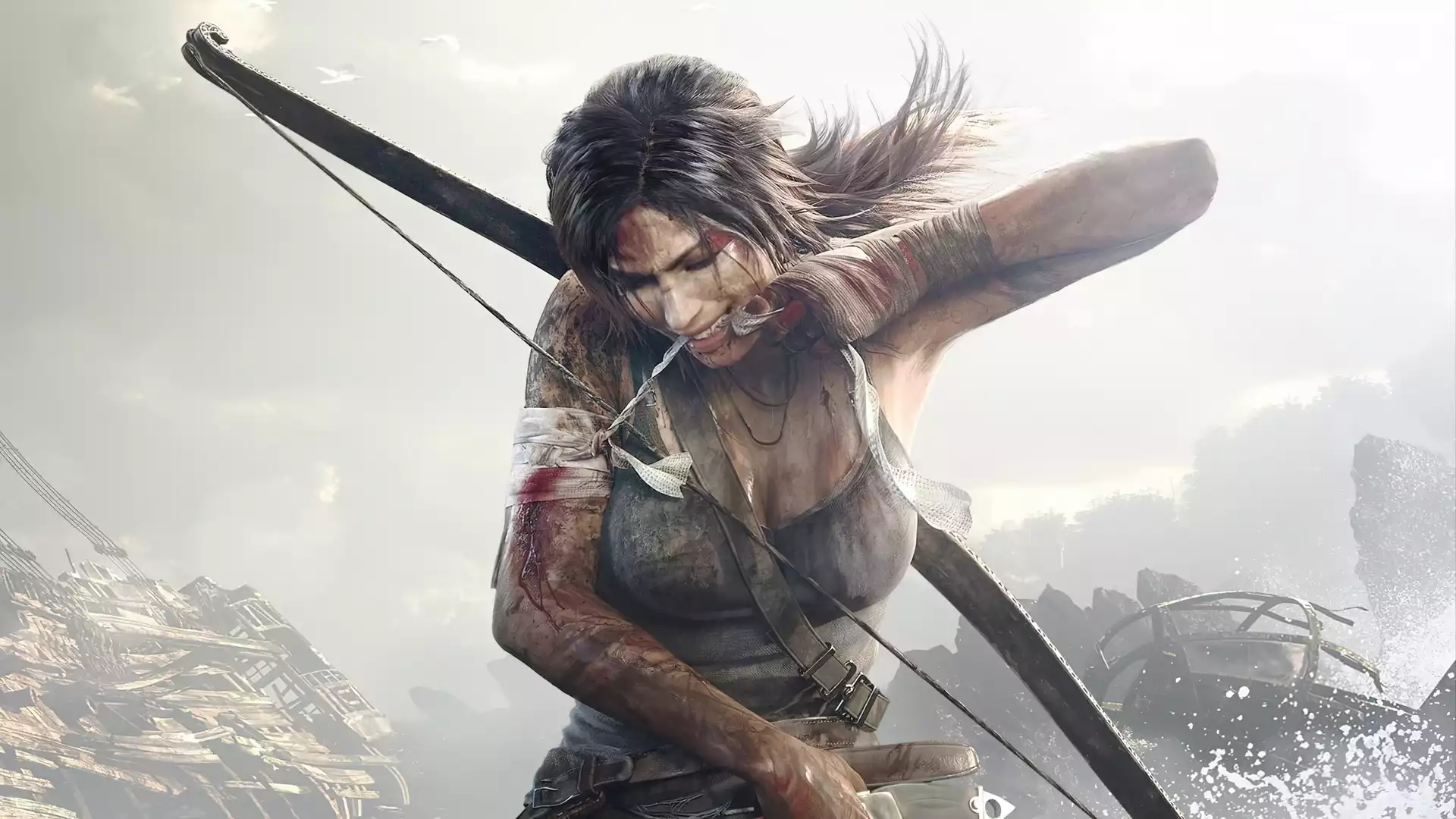 Tomb Rider, Łuk, Lara Croft, Rany