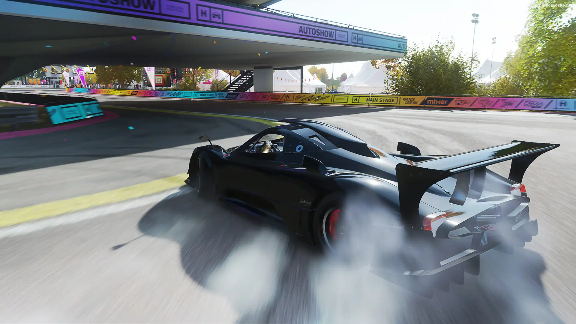 Tor, Dym, Gra, Wyścig, Formuła 1, Samochód, Forza Horizon 4