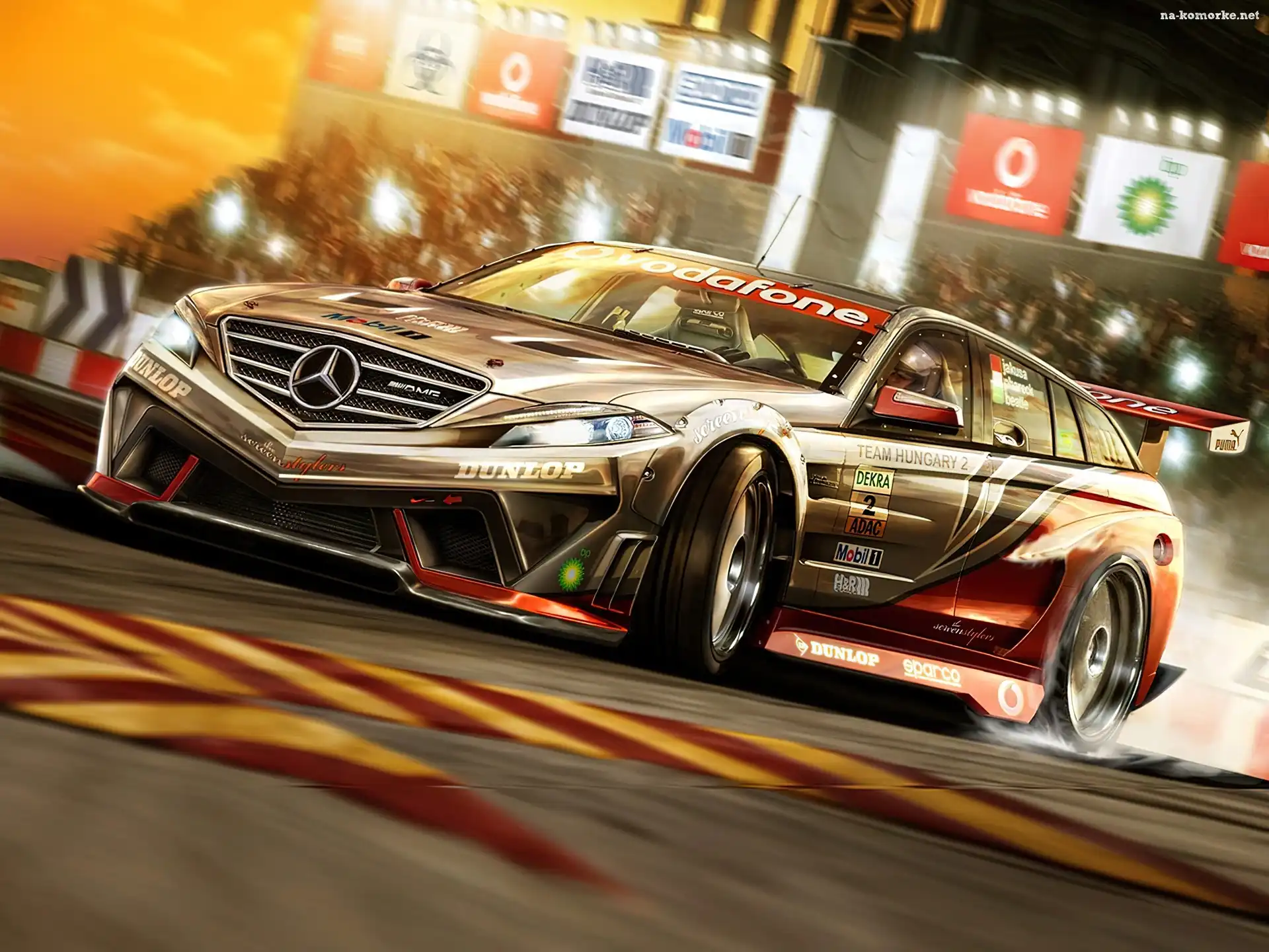 Mercedes, Rajd, Tor