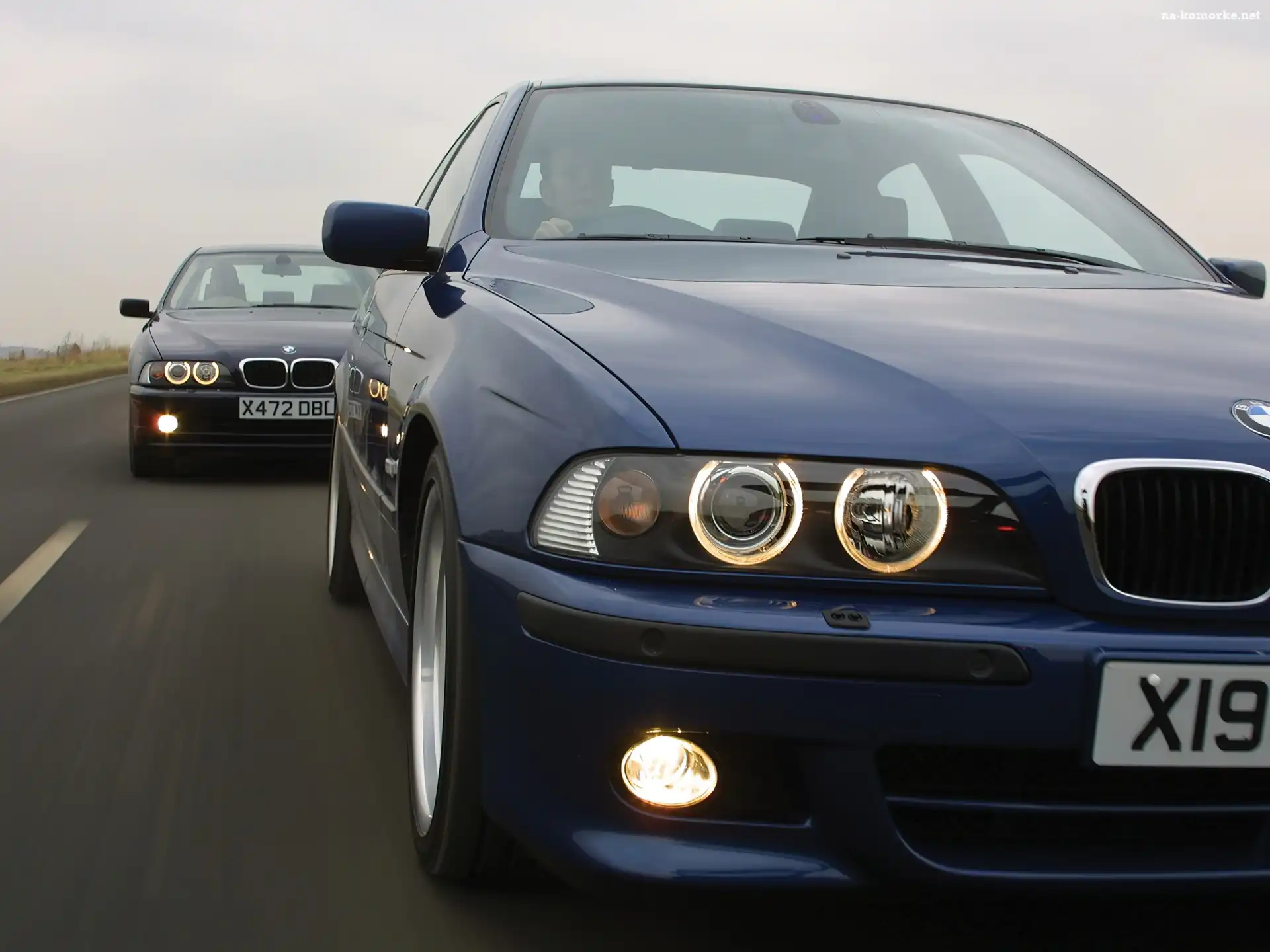 Trasa, Dwa, BMW 5, E39, Przód