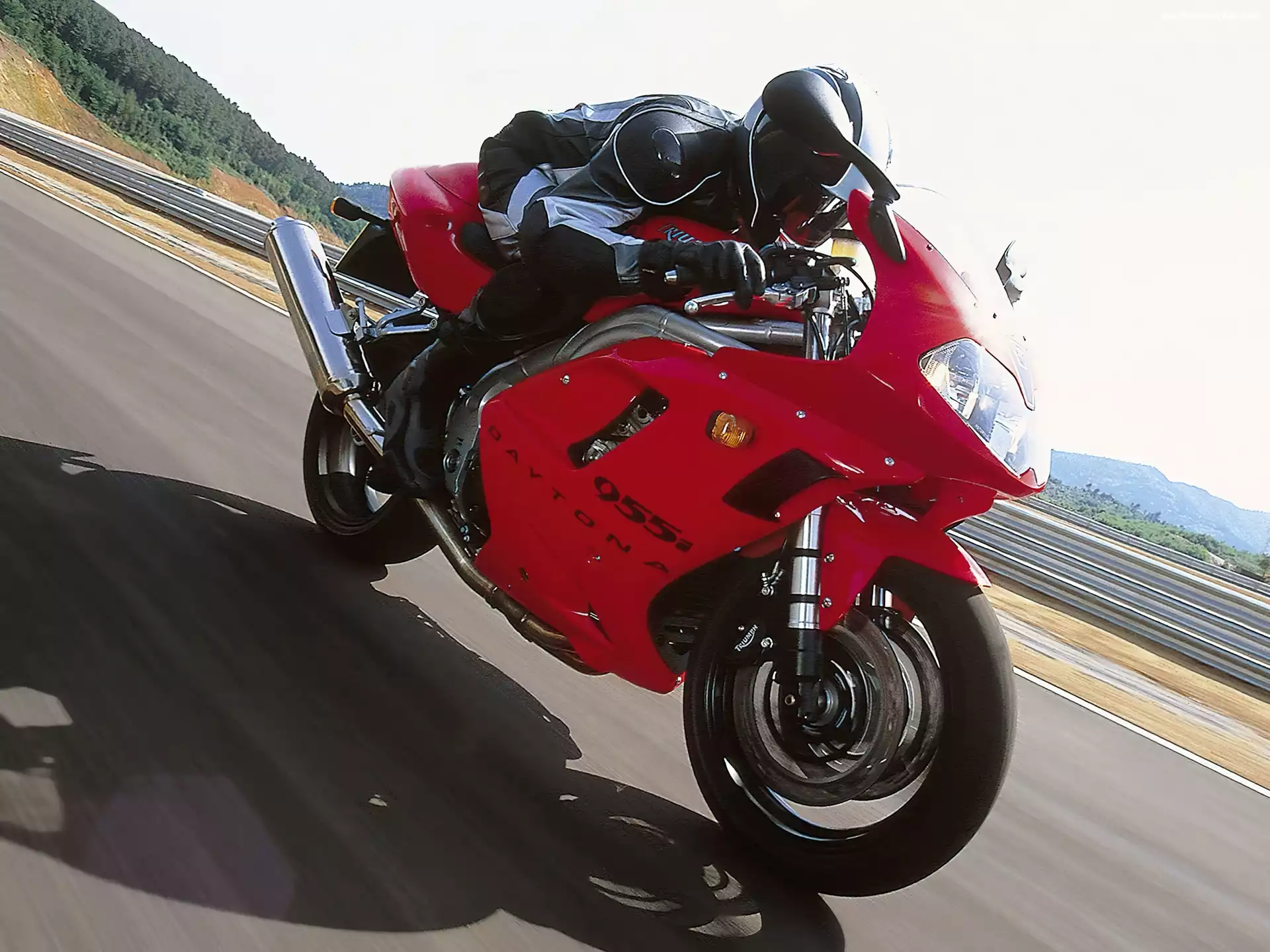 Triumph Daytona 955i, Siedzenie, Nakładka, Na