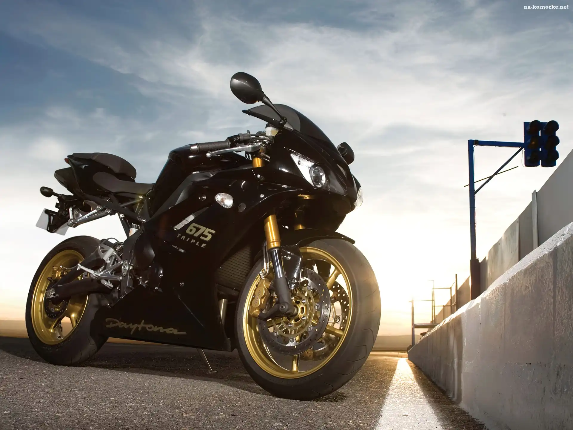 Triumph Daytona 675 SE, Złote, Alufelgi