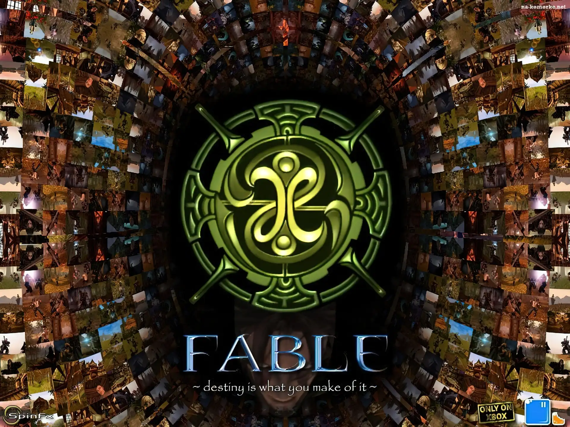 tunel, Fable, logo, obrazy