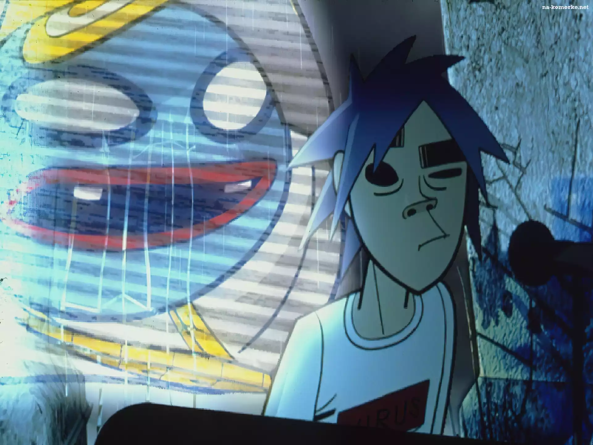 Gorillaz, twarz, zÄ…b