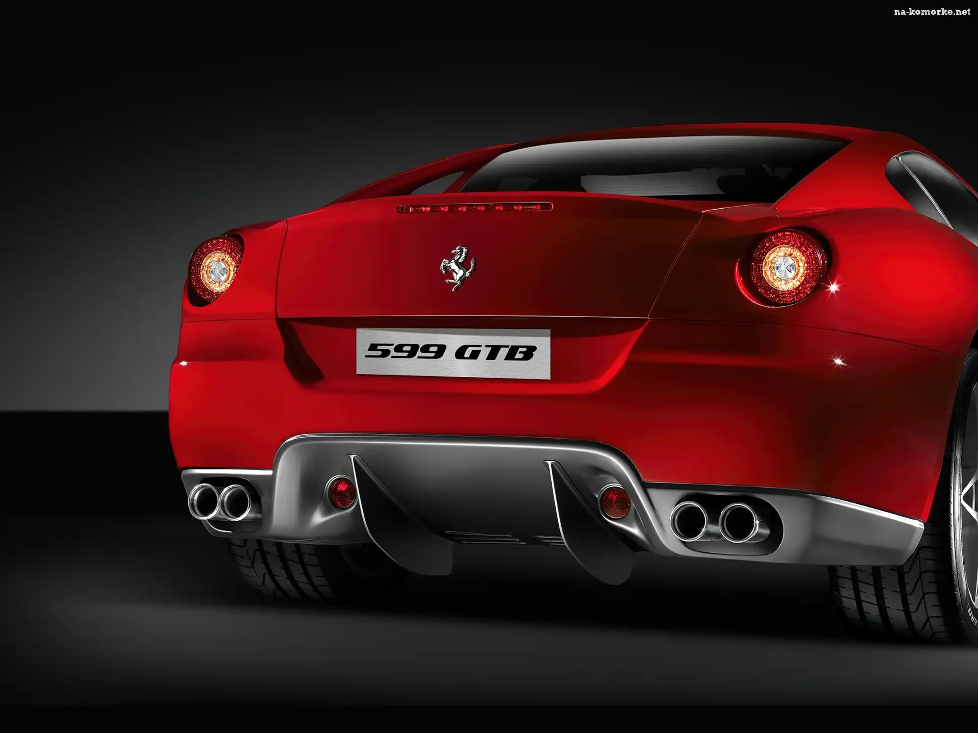 Tył, Zderzak, Ferrari 599, GTB