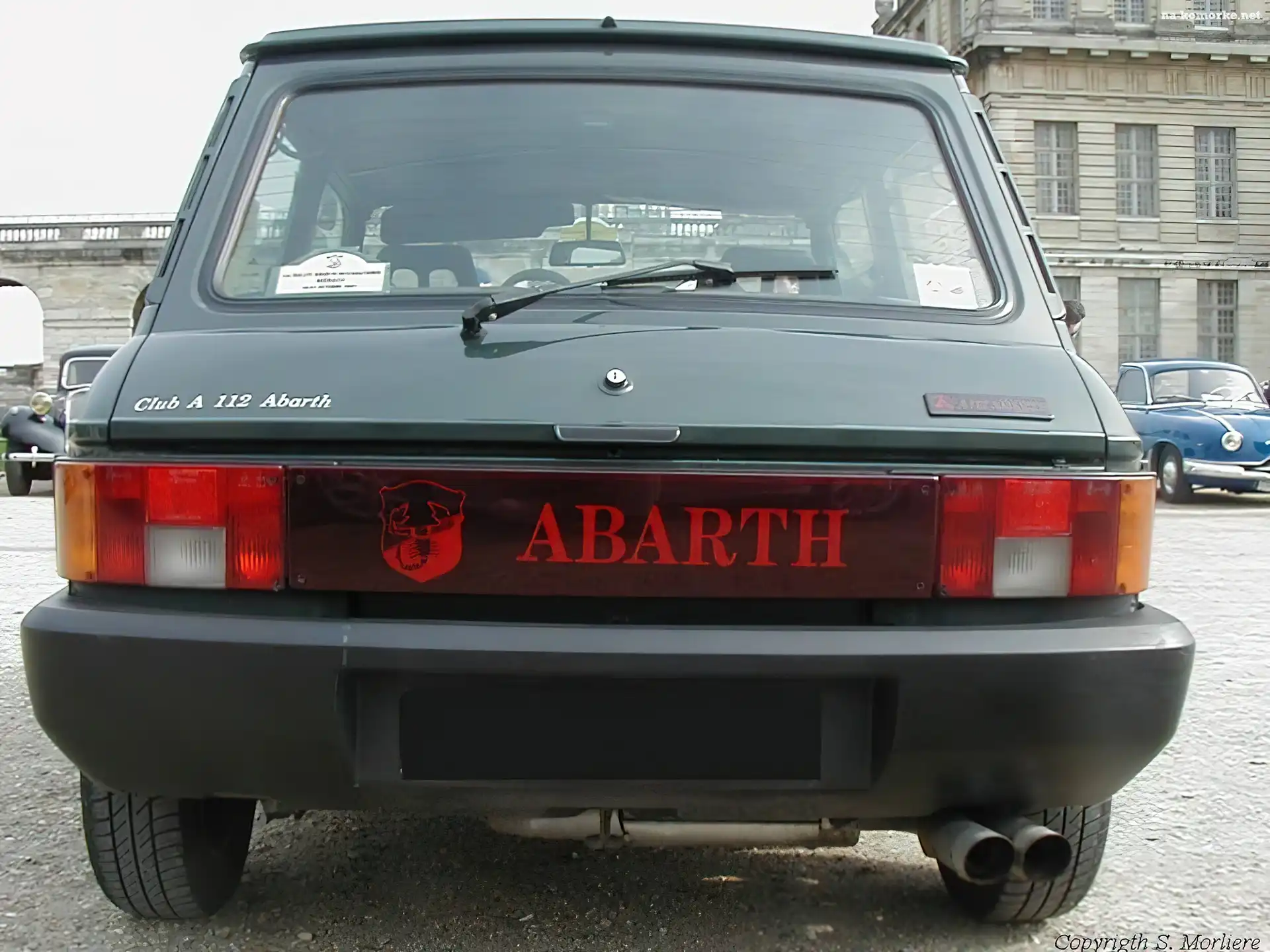 Tył, Tłumik, Autobianchi A112, Zderzak