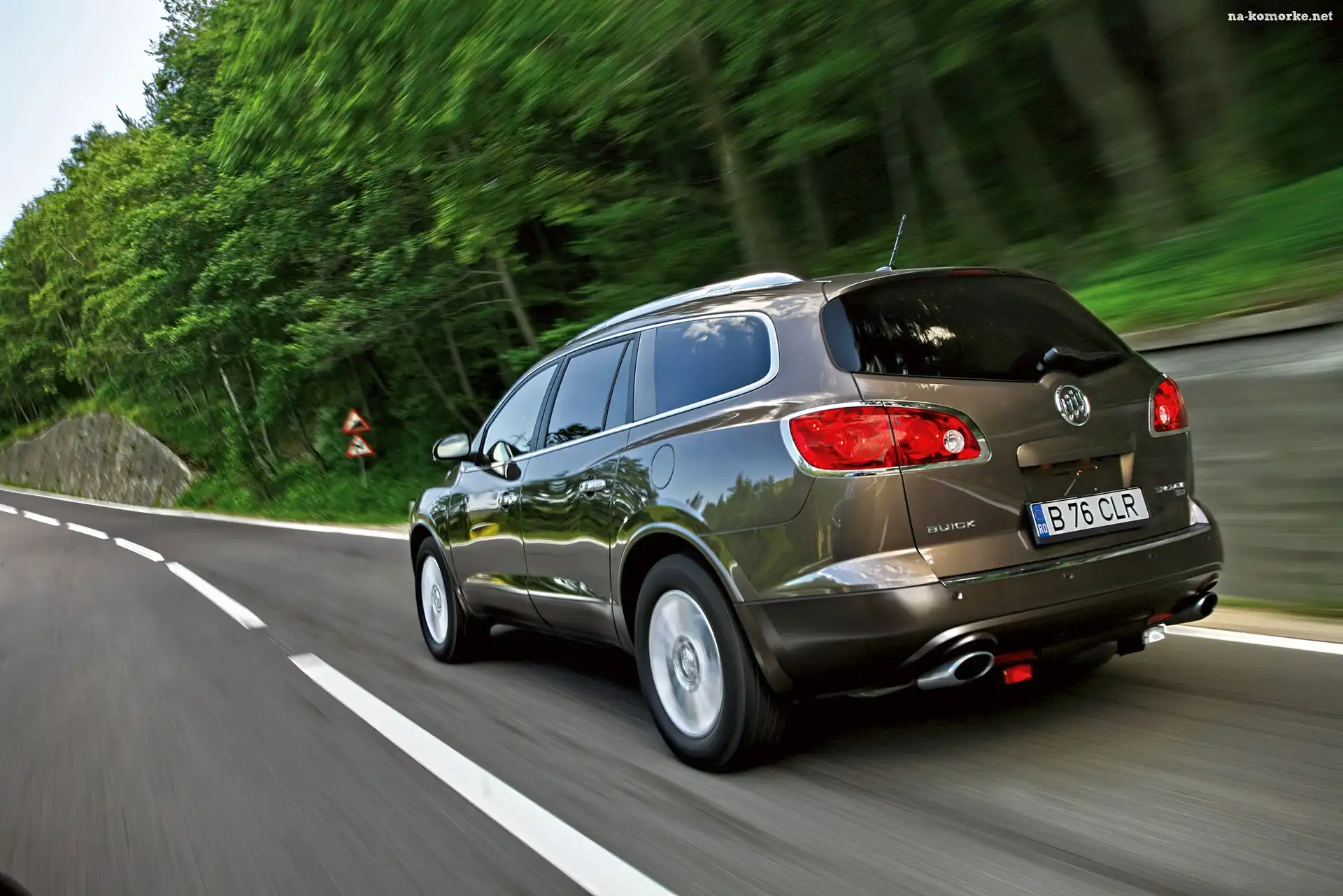 Tył, Buick Enclave, Droga