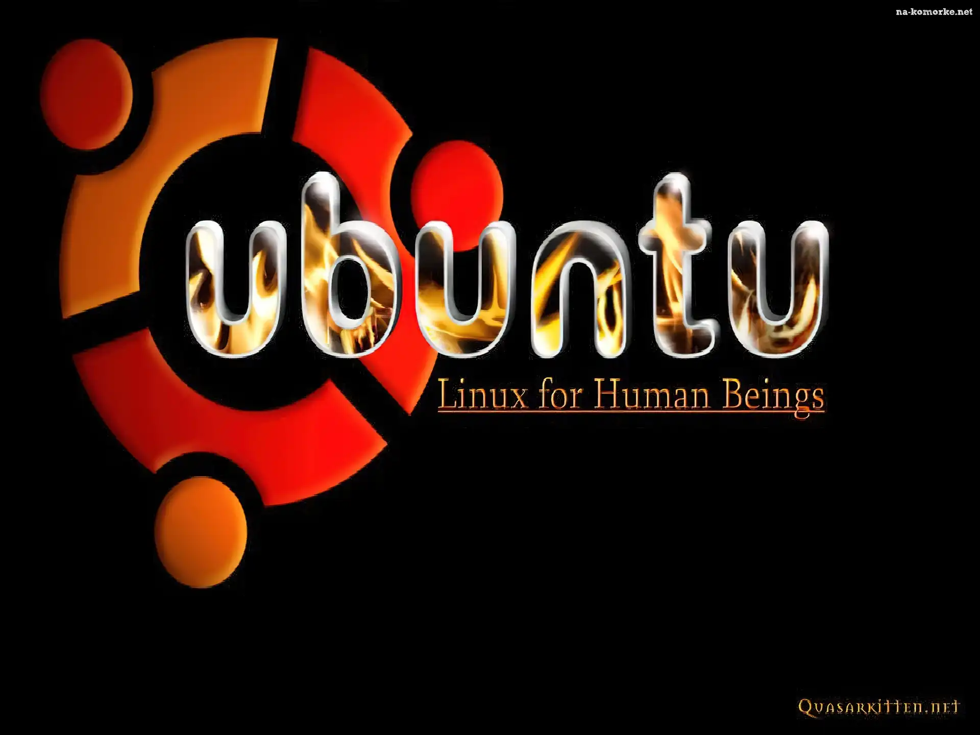 Ubuntu, krÄ…g, grafika, ludzie