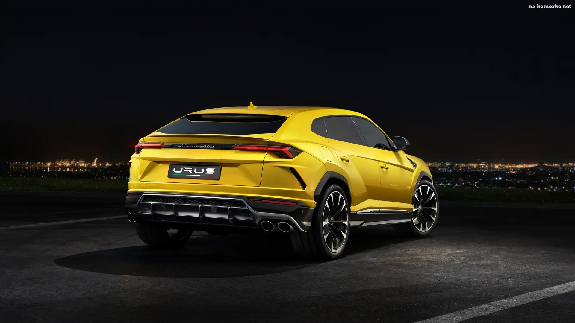 Żółty, Lamborghini Urus, 2018
