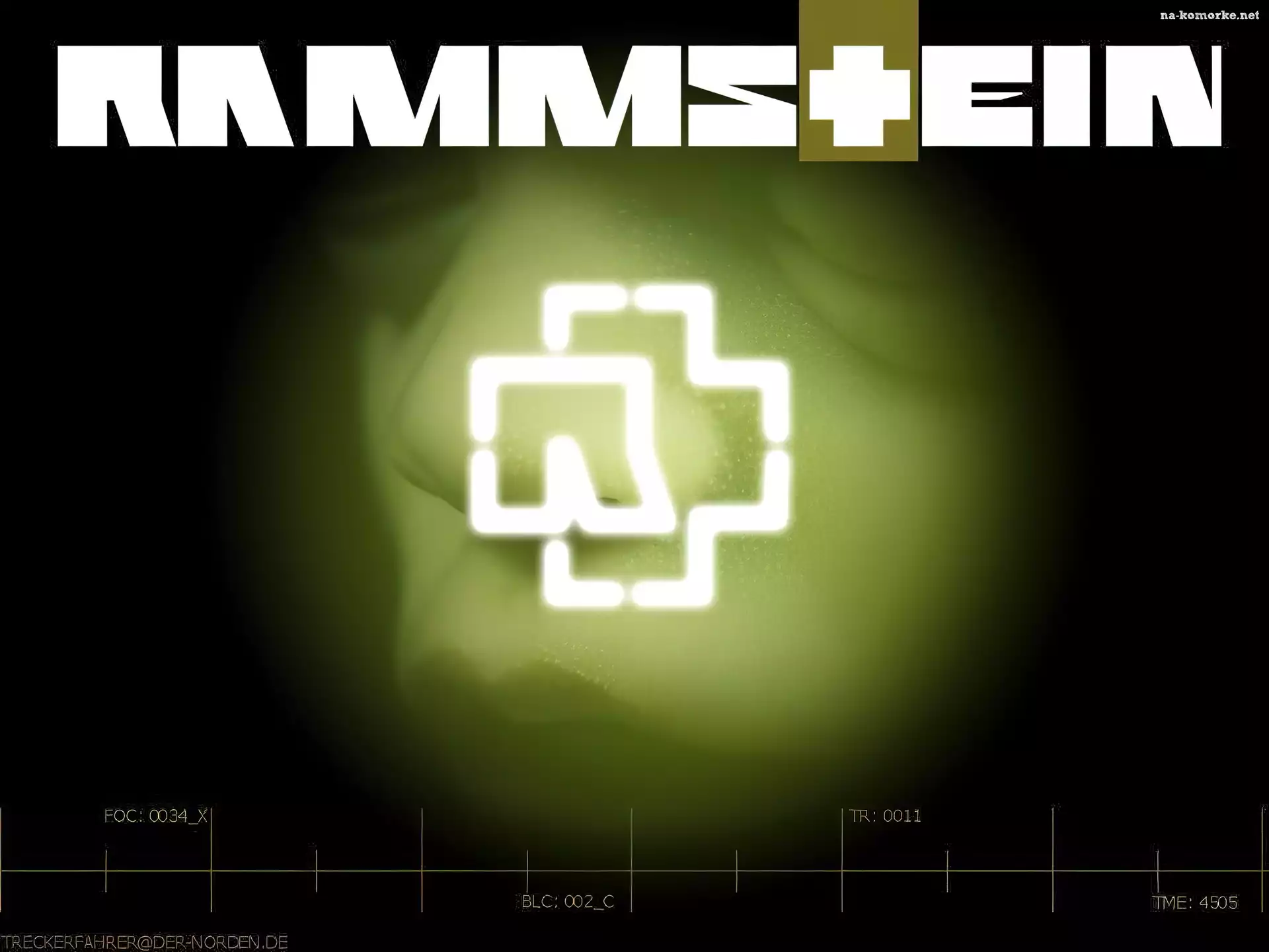 Rammstein, usta , oczy