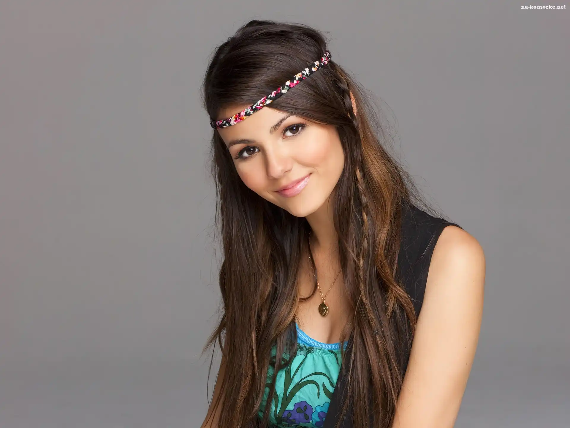 Długie, Victoria Justice, Piękna, Naszyjnik, Opaska, Włosy