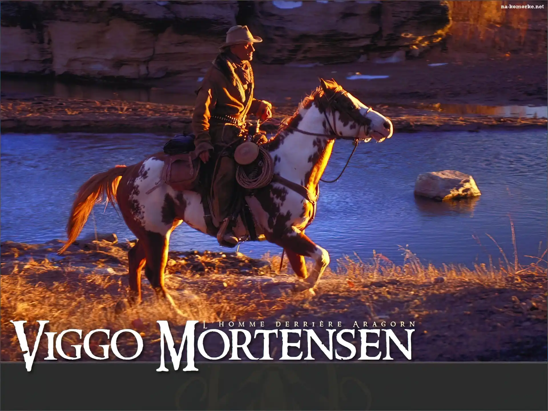 Viggo Mortensen, koń, woda