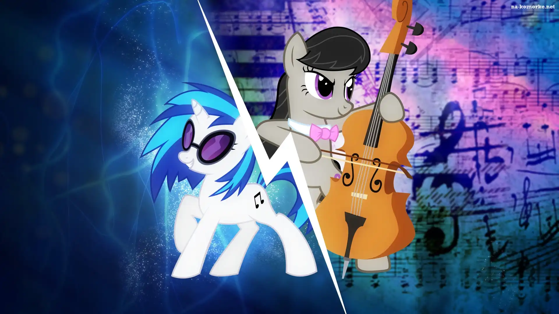 MLP, Vinyl Scratch, My little pony, Octavia