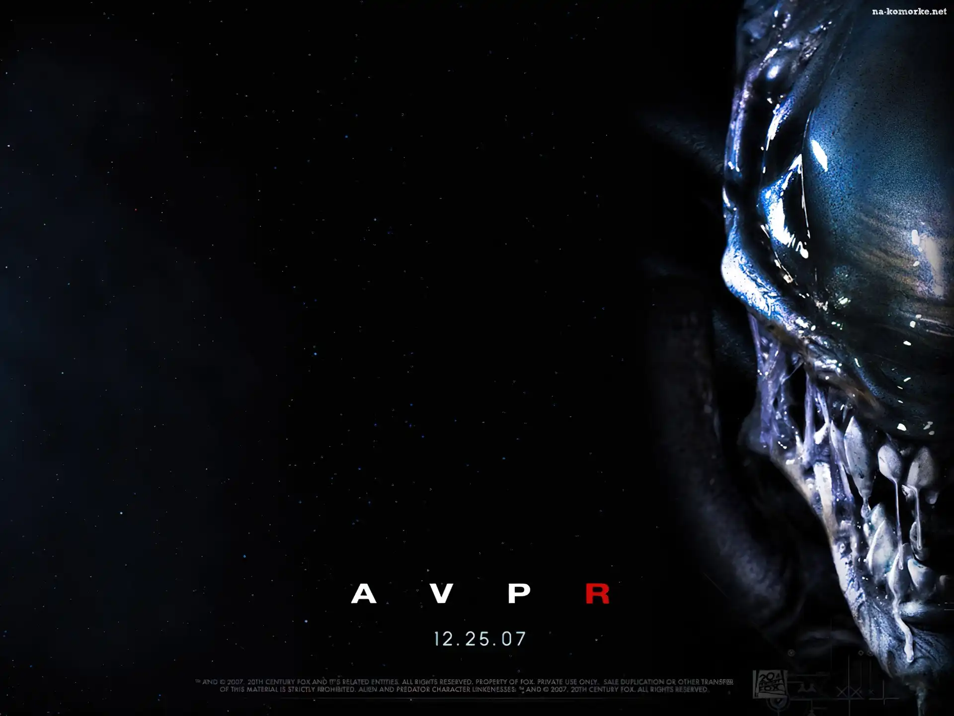 Aliens Vs Predator 2 - Requiem, ciemno, szczęka, potwora