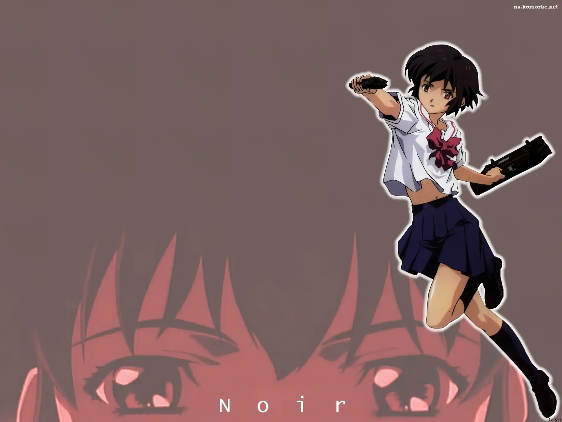 walizka, pistolet, Noir, kobieta