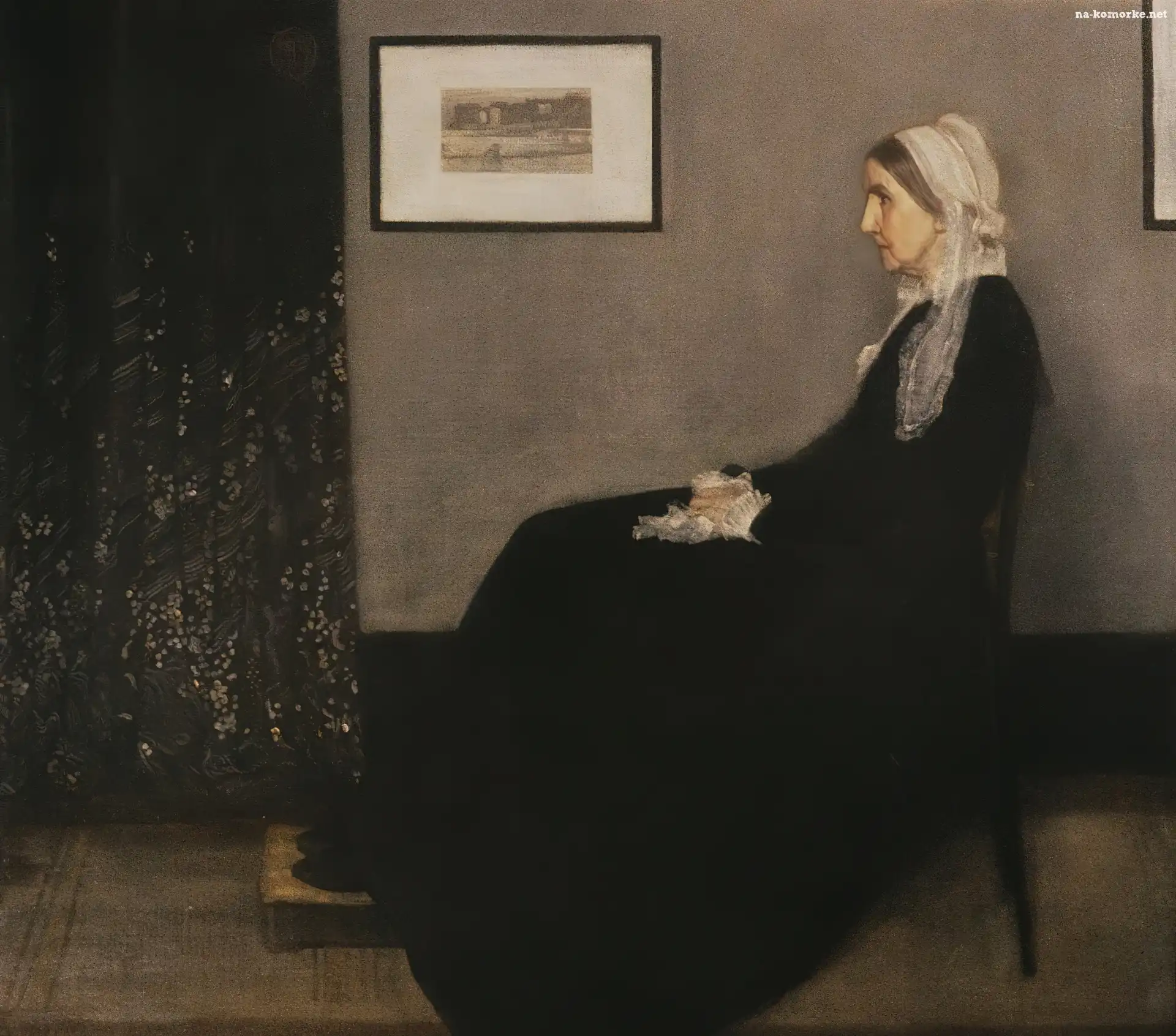 Whistler, Abbott, James, Matki, McNeill, Portret