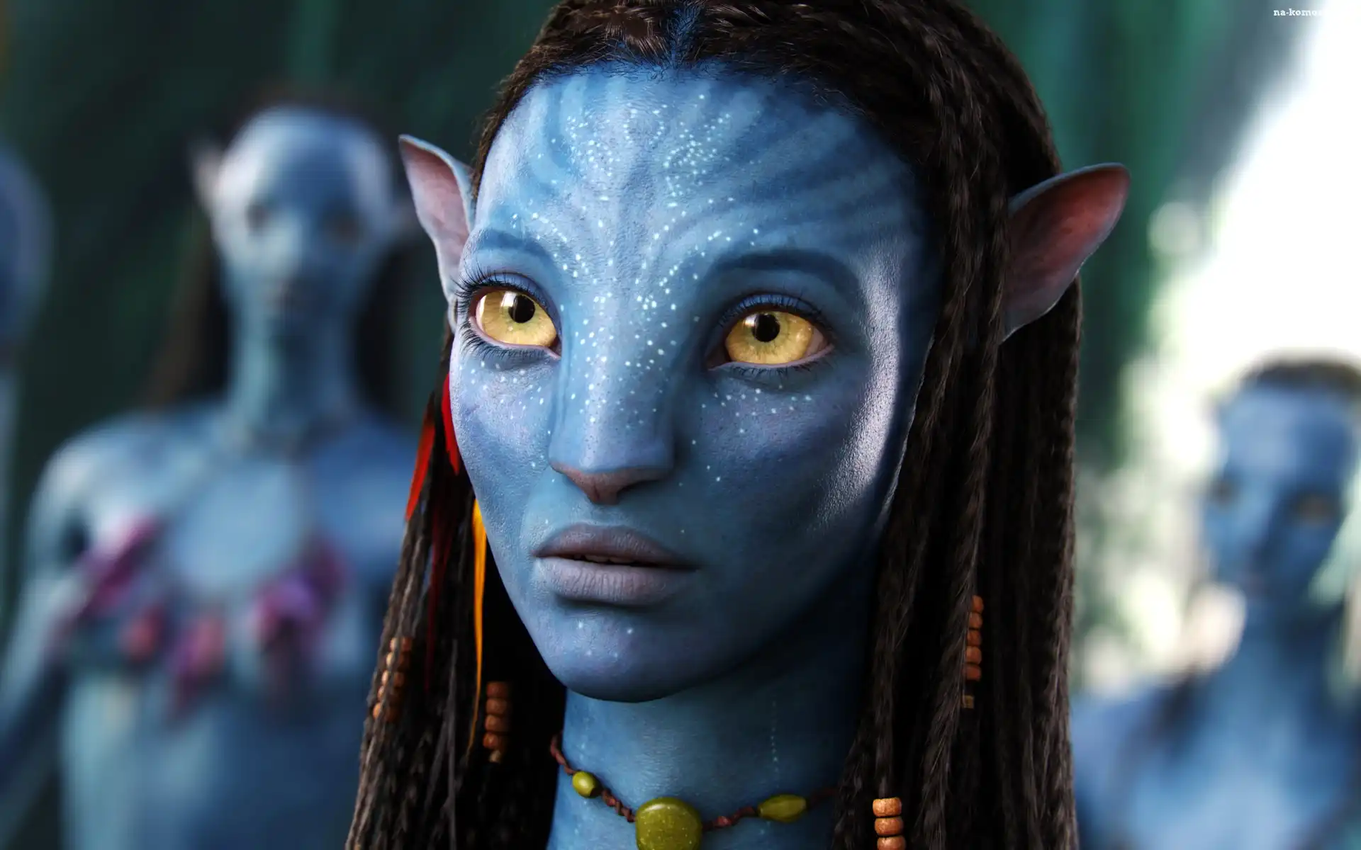 Avatar, ÅšwiecÄ…ce, Oczy