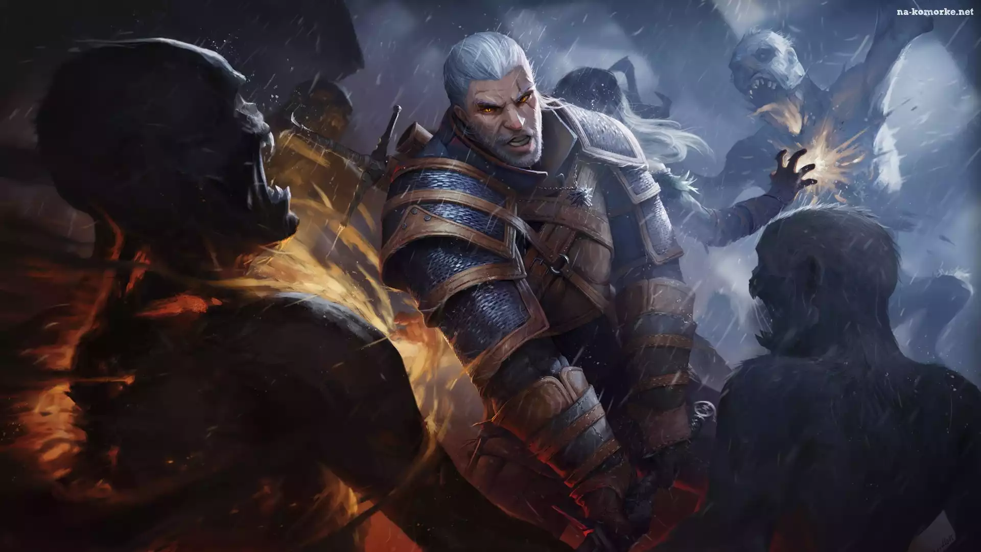 Wiedźmin 3 Dziki Gon, Zombie, The Witcher 3 Wild Hunt, Geralt z Rivii