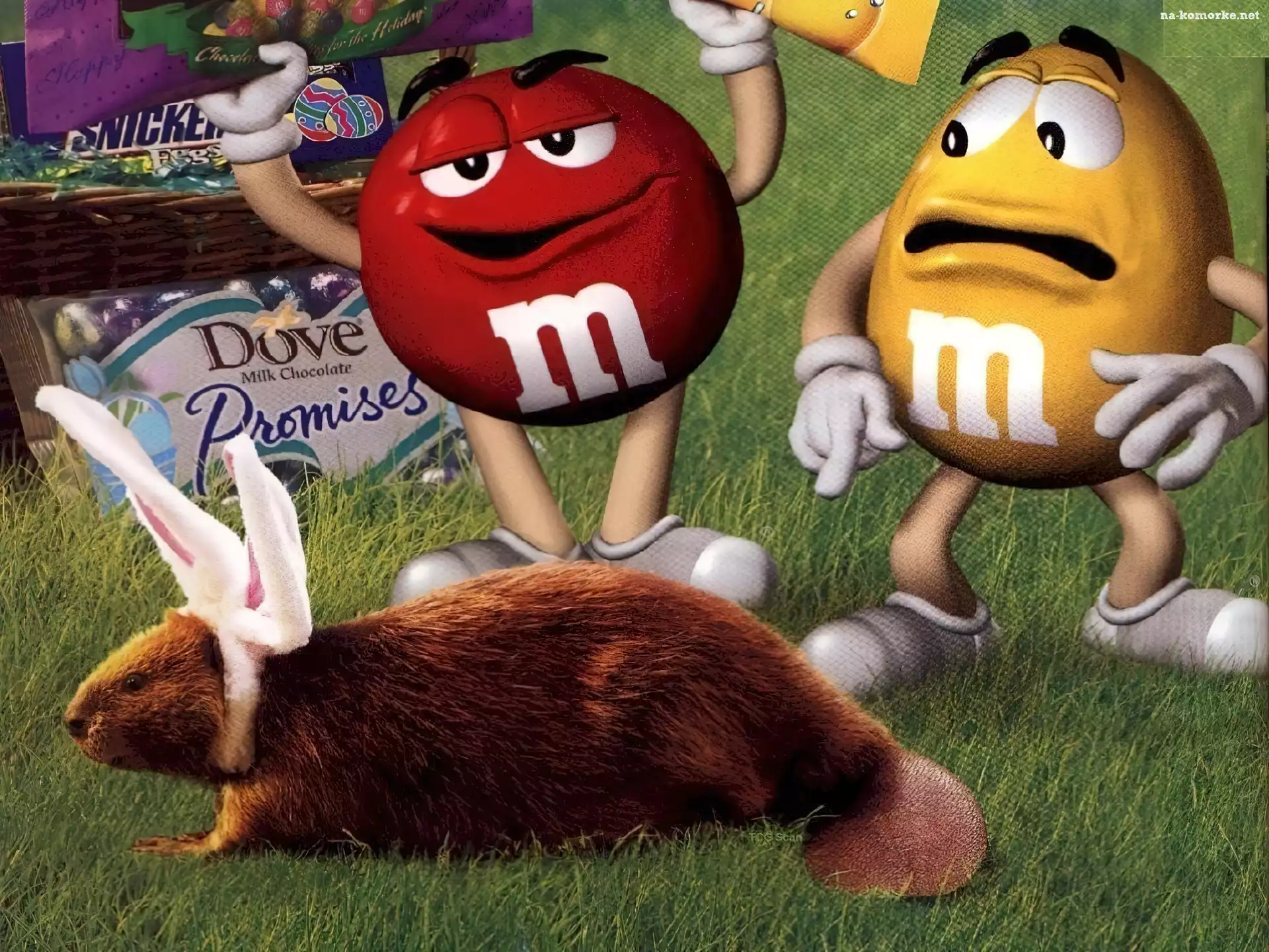 Wielkanoc, M&Ms, Dove