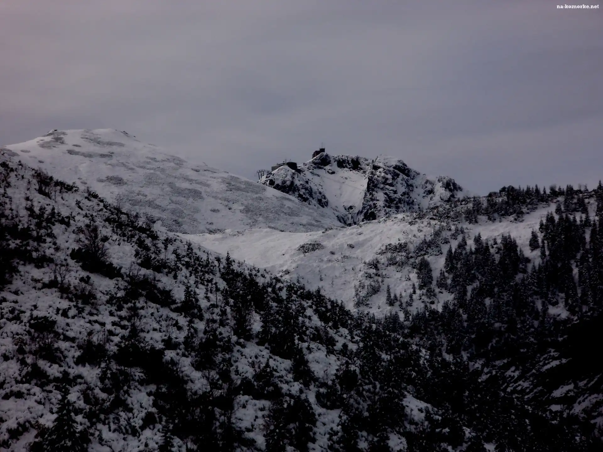 Wierch, Góry, Zimą, Tatry, Kasprowy